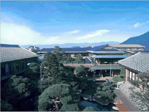 Day in Beautiful Japanese Garden Kagetsu