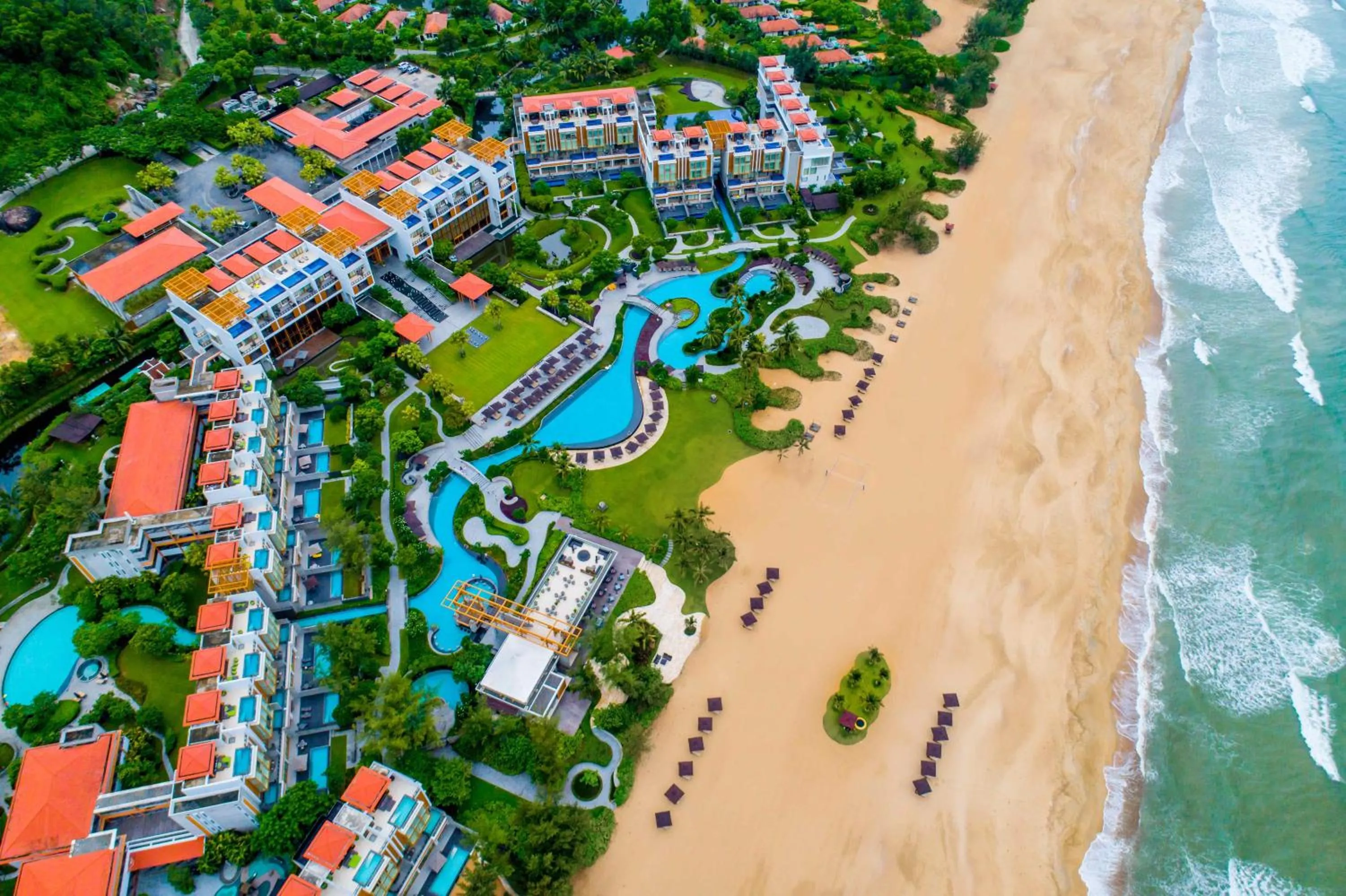 Bird's eye view in Angsana Lang Co