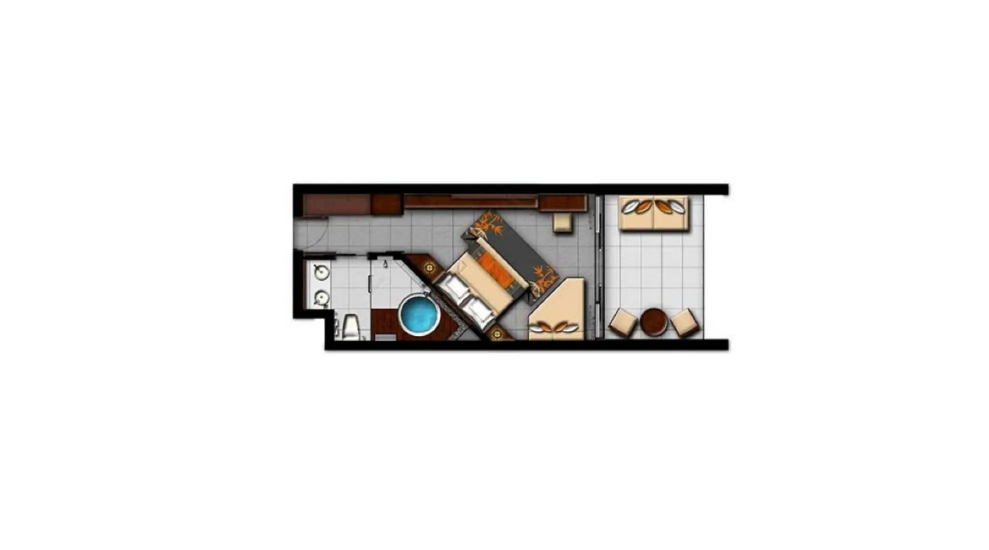 Floor plan in Angsana Lang Co