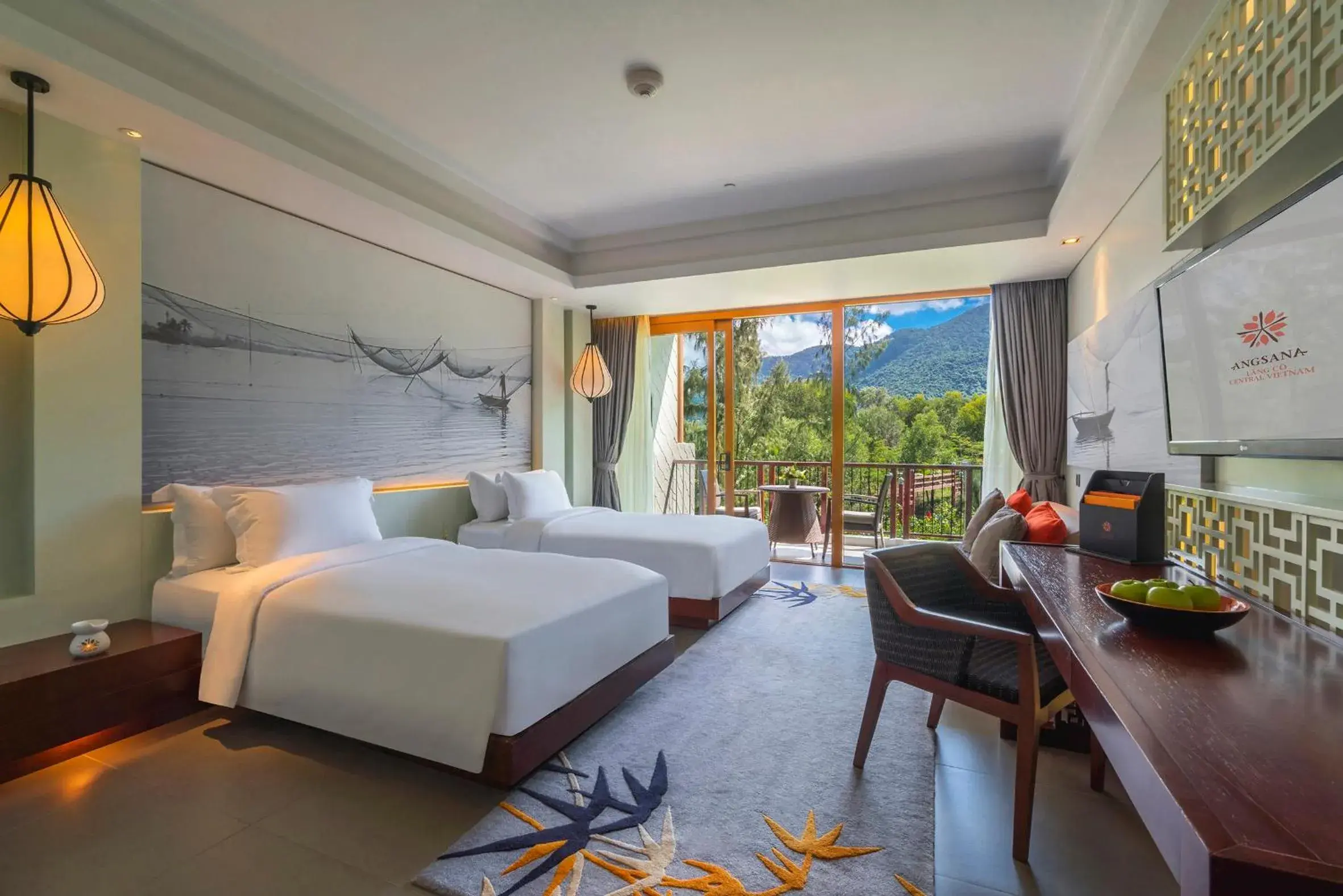 Bed in Angsana Lang Co Bed in Angsana Lang Co