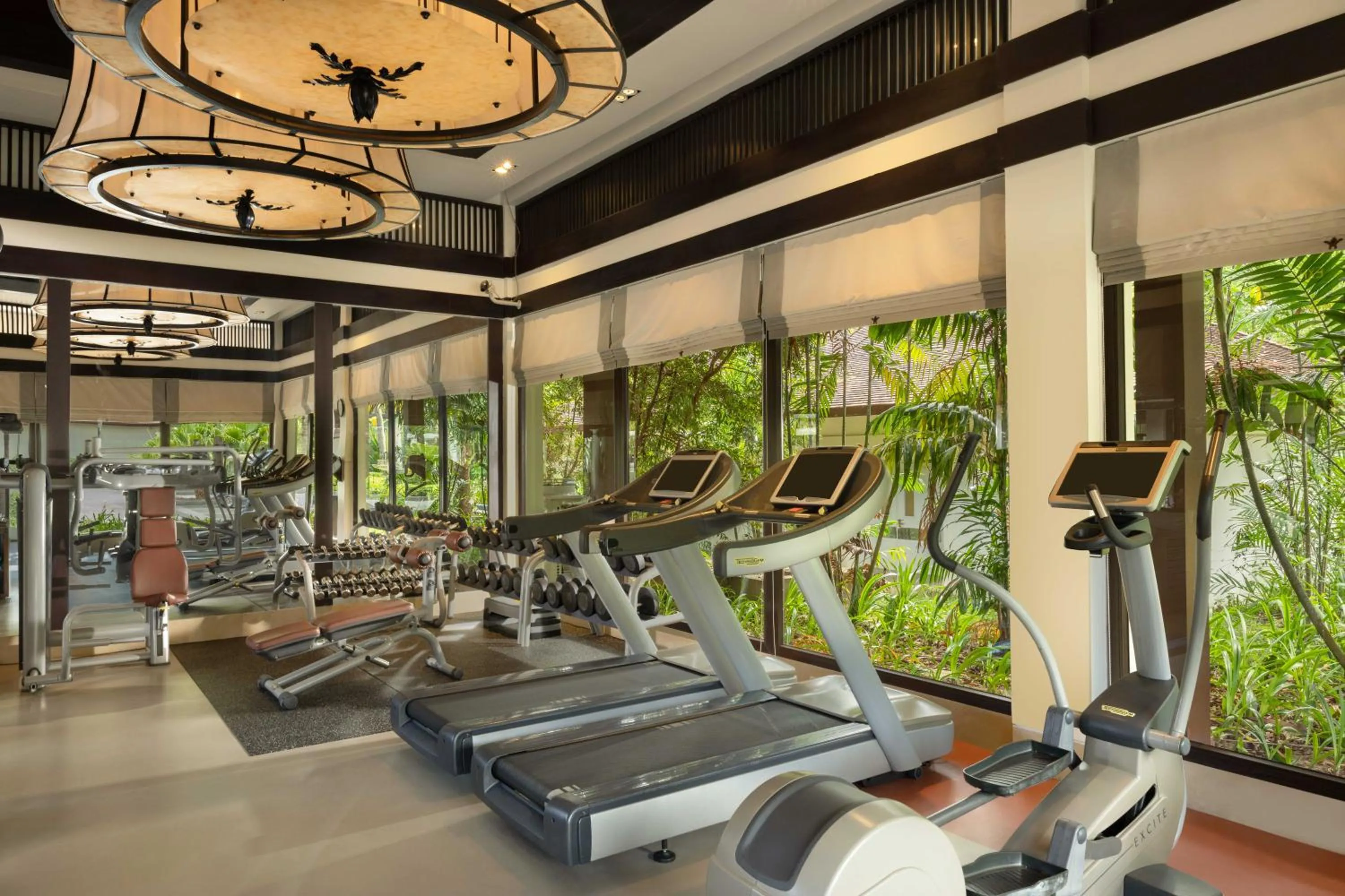 Fitness centre/facilities in Banyan Tree Lang Co