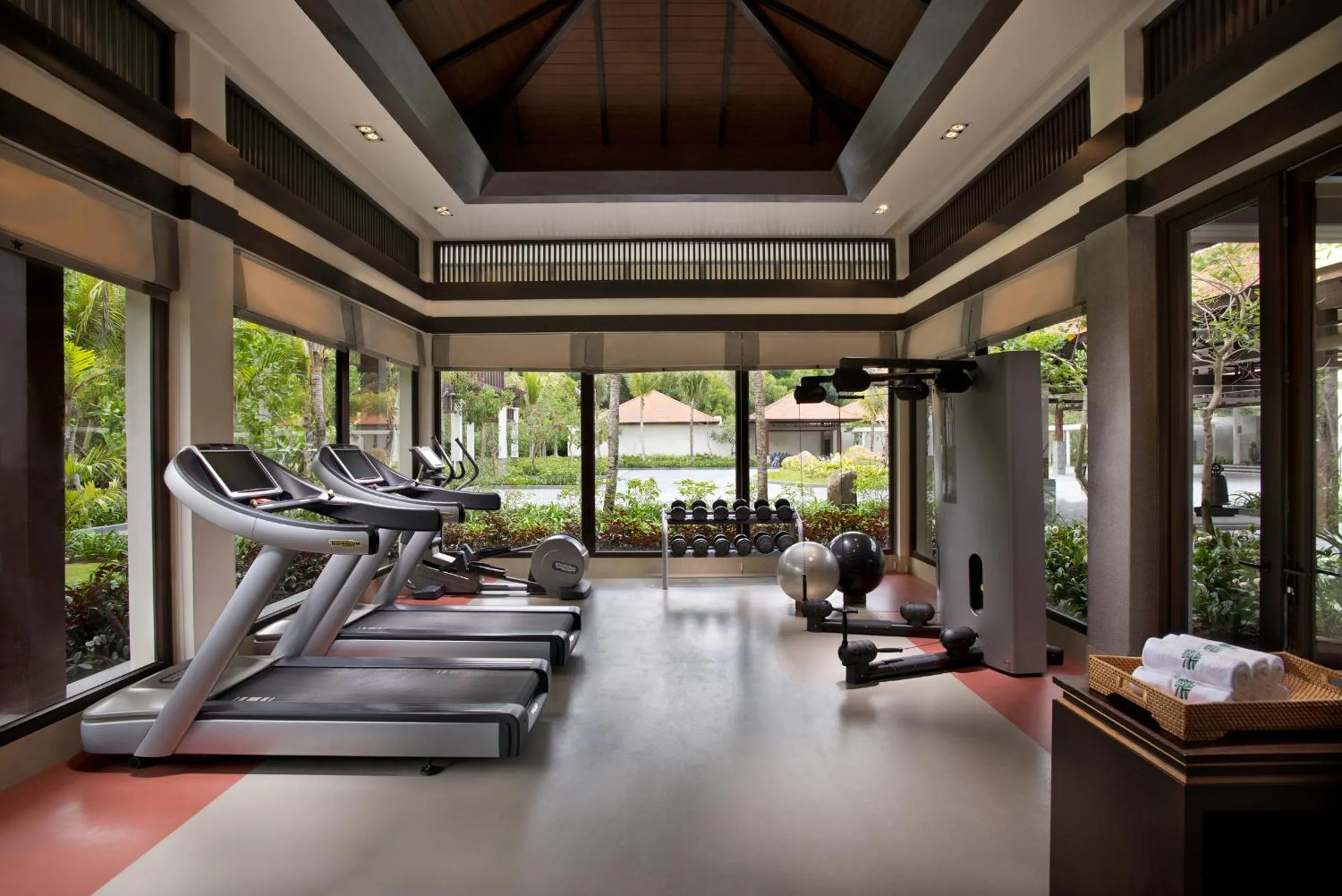 Fitness centre/facilities in Banyan Tree Lang Co