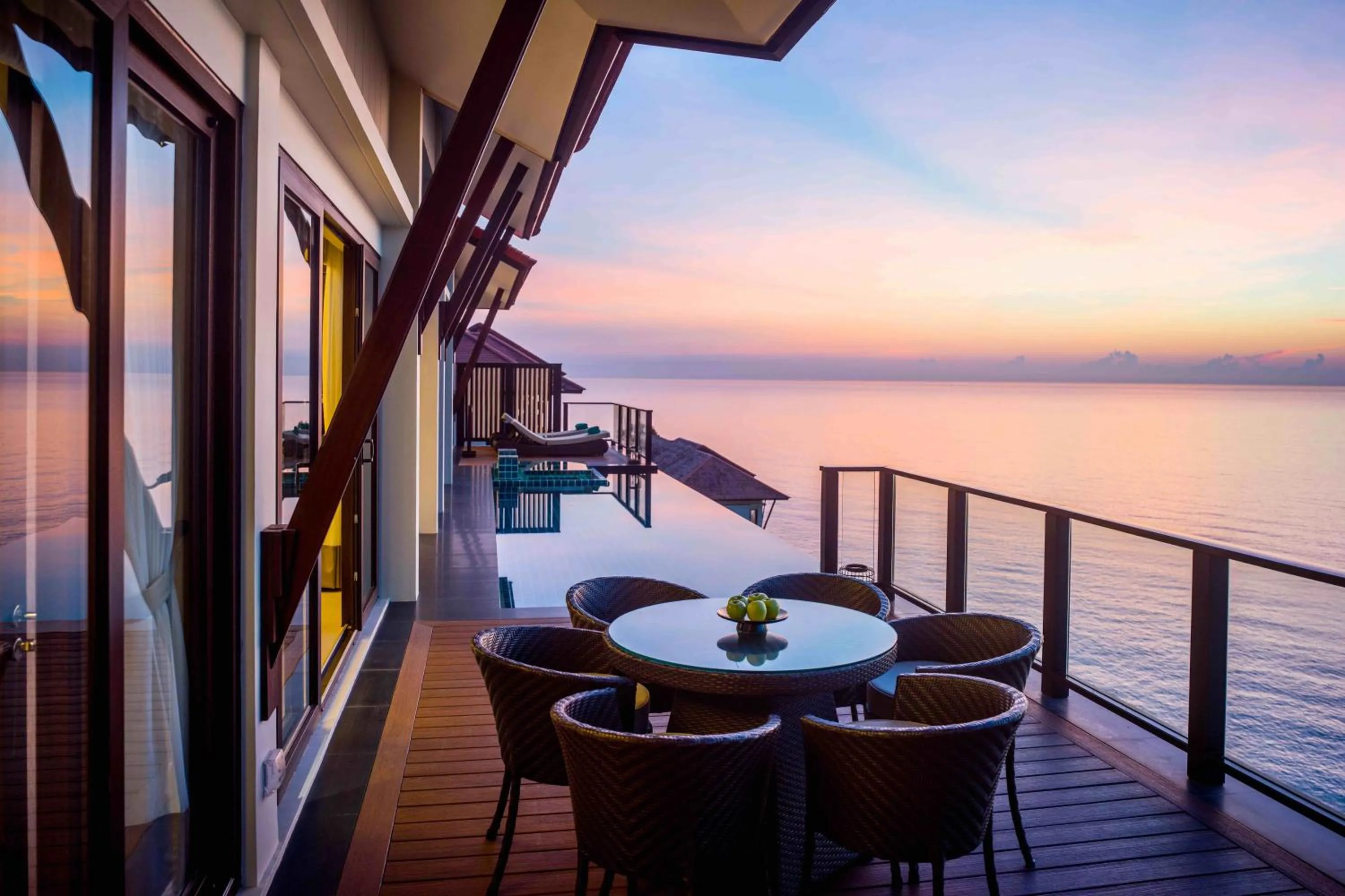 Patio in Banyan Tree Lang Co