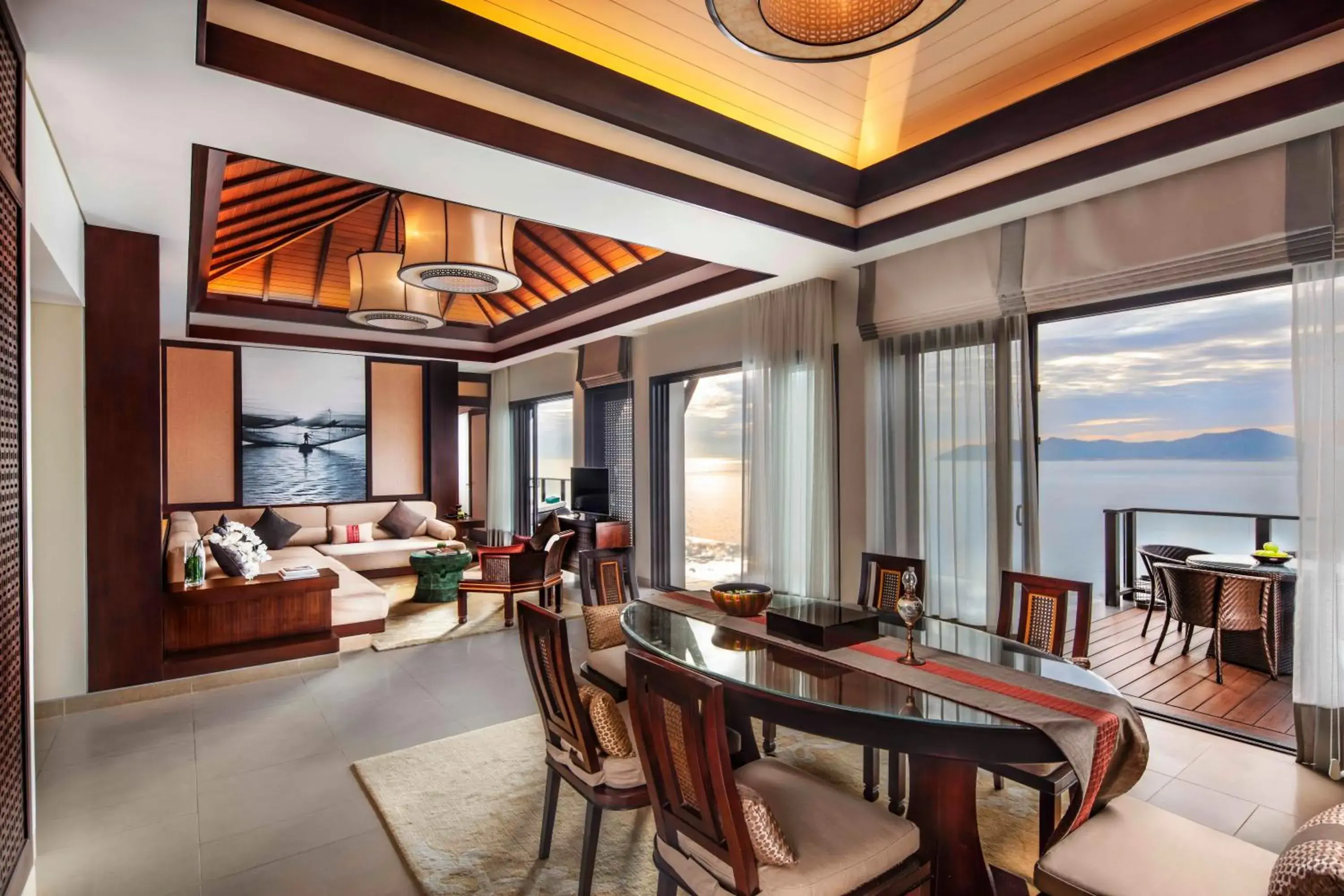 Living room in Banyan Tree Lang Co Living room in Banyan Tree Lang Co