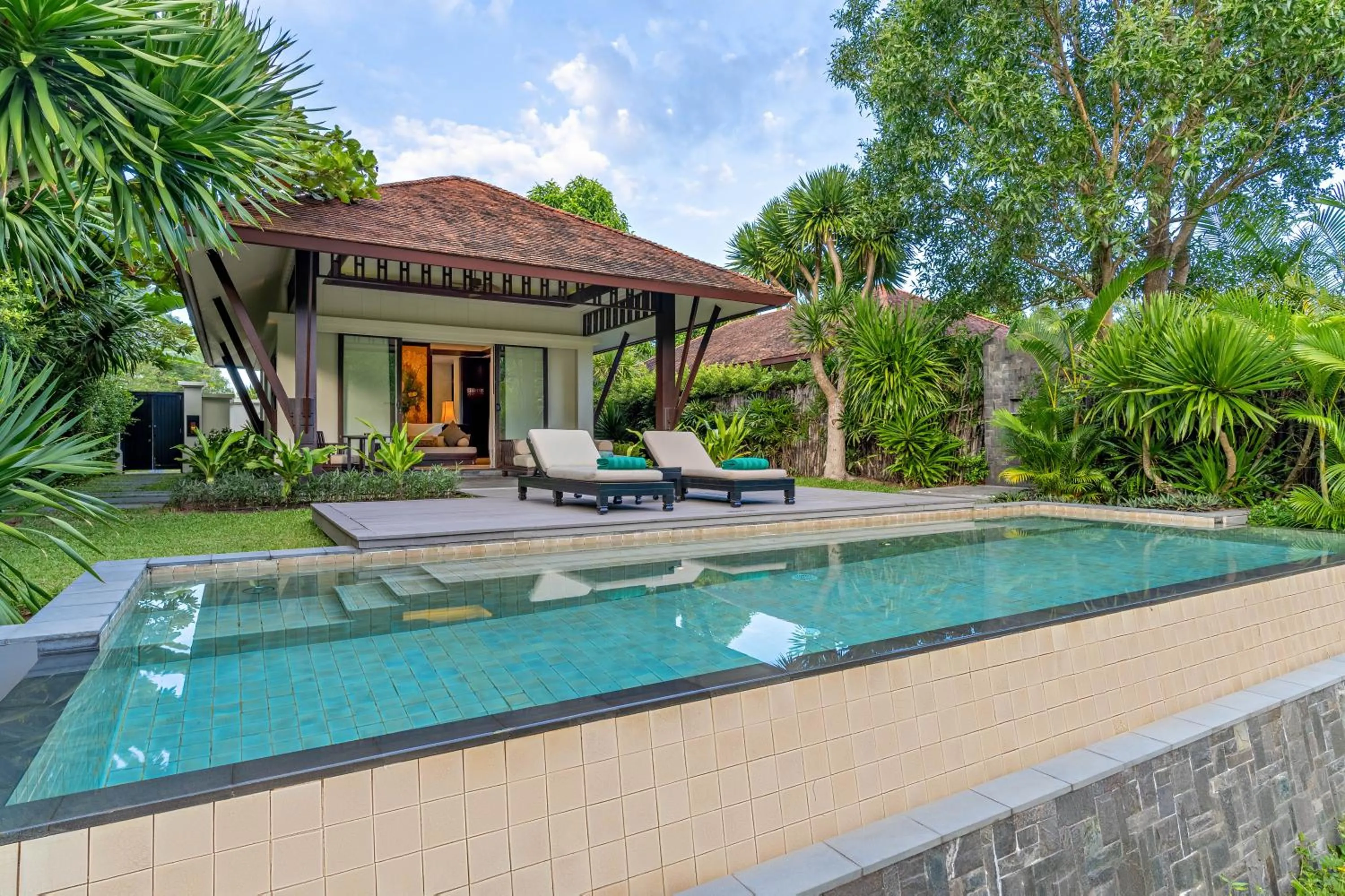 Patio in Banyan Tree Lang Co