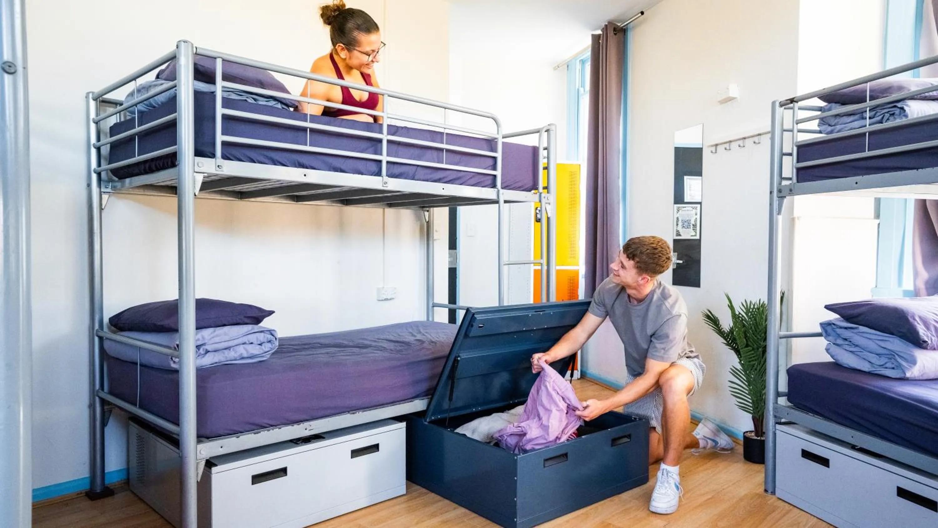 Bed in Mad Monkey Bayswater