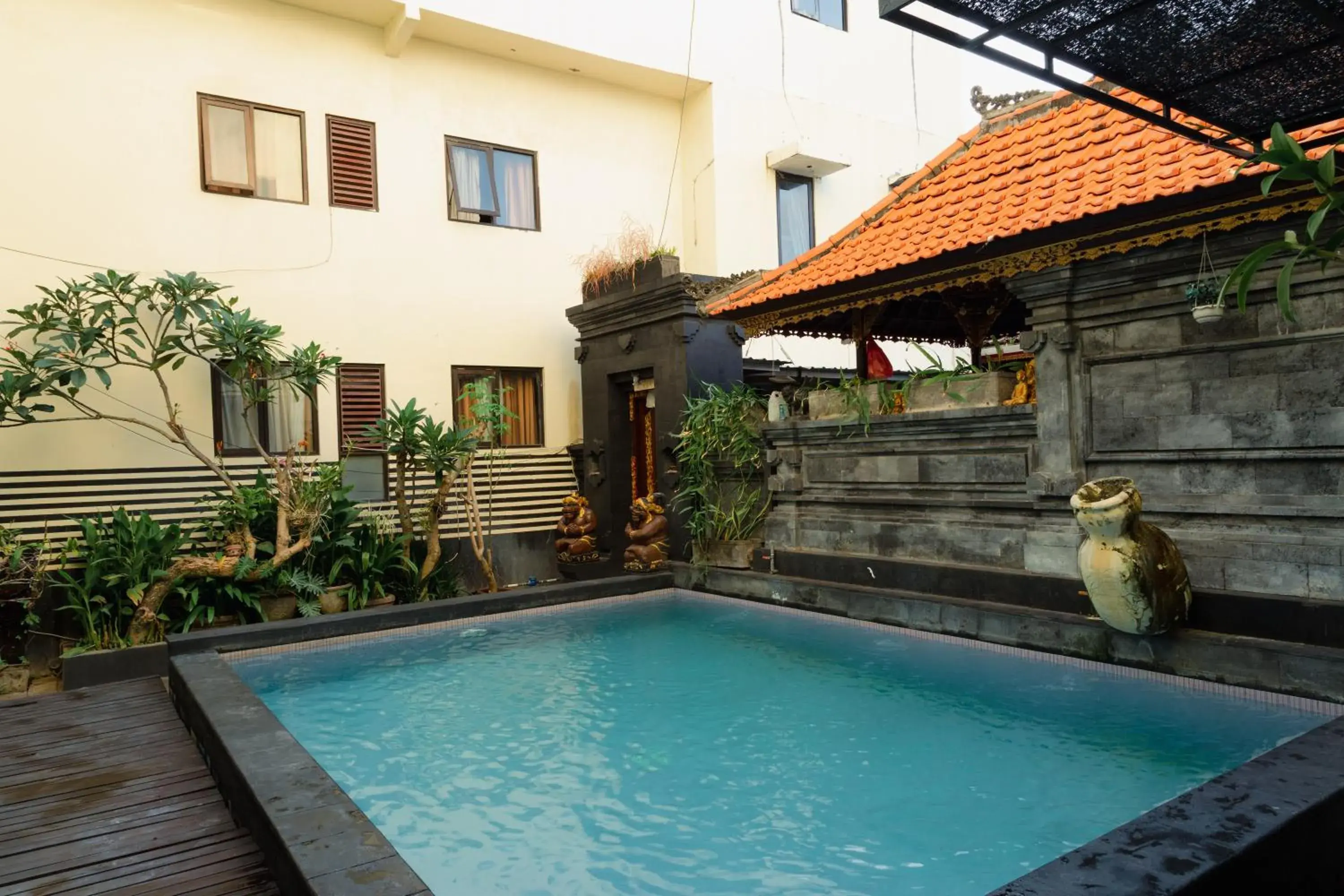 Pool view in Suardana Inn's Pool view in Suardana Inn's