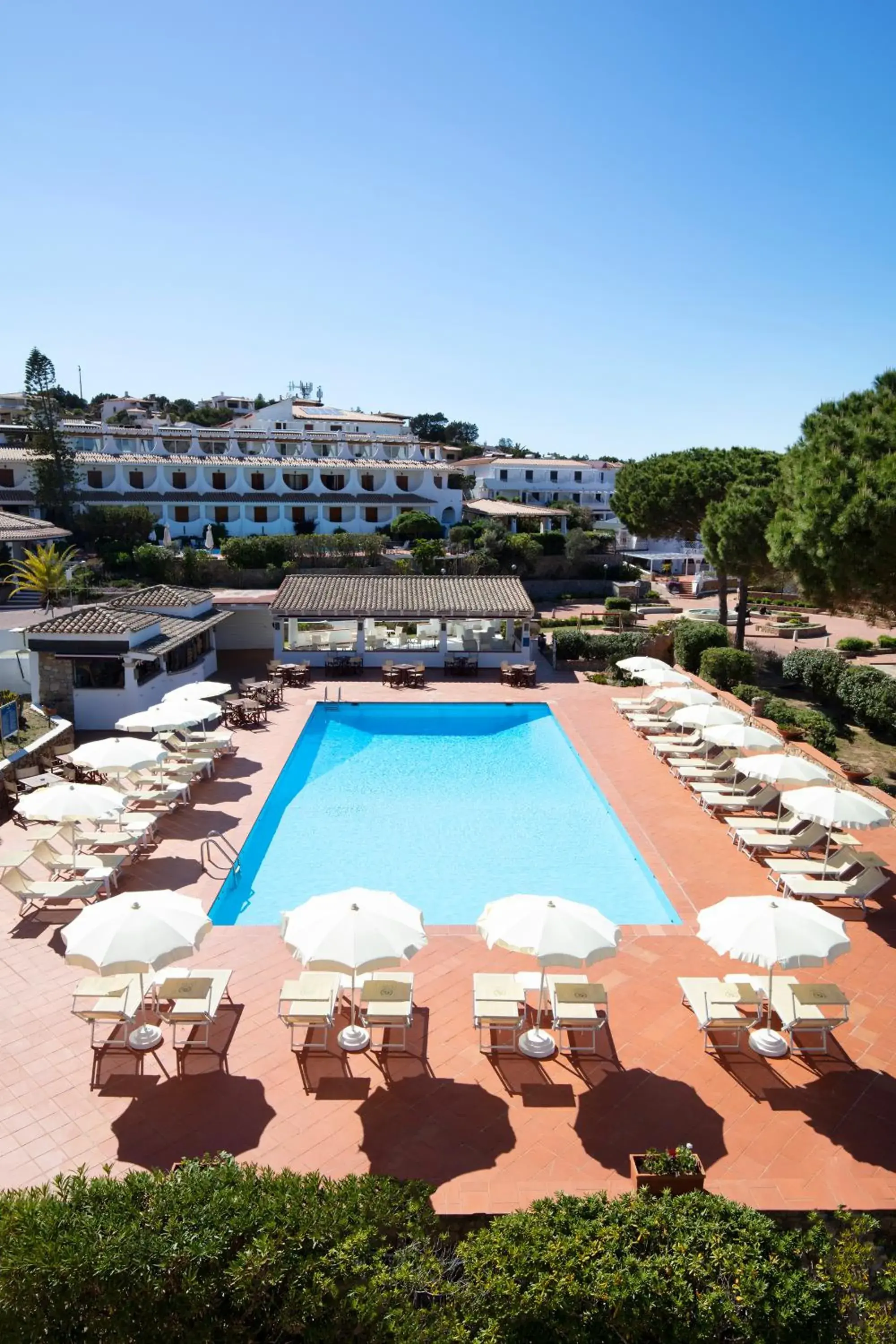 Pool view in Club Hotel Cormorano Pool view in Club Hotel Cormorano