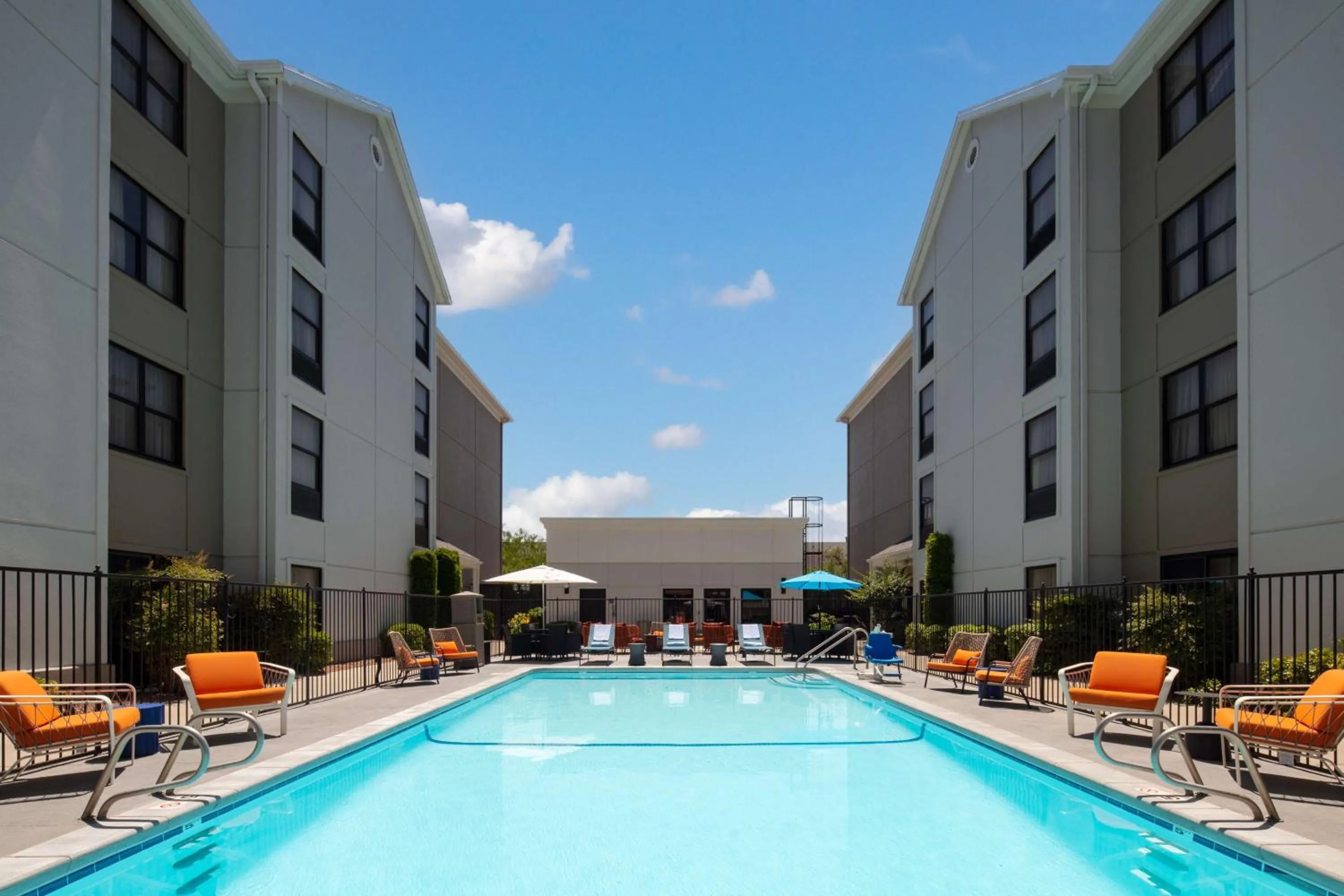 Pool view in Hampton Inn & Suites El Paso-Airport
