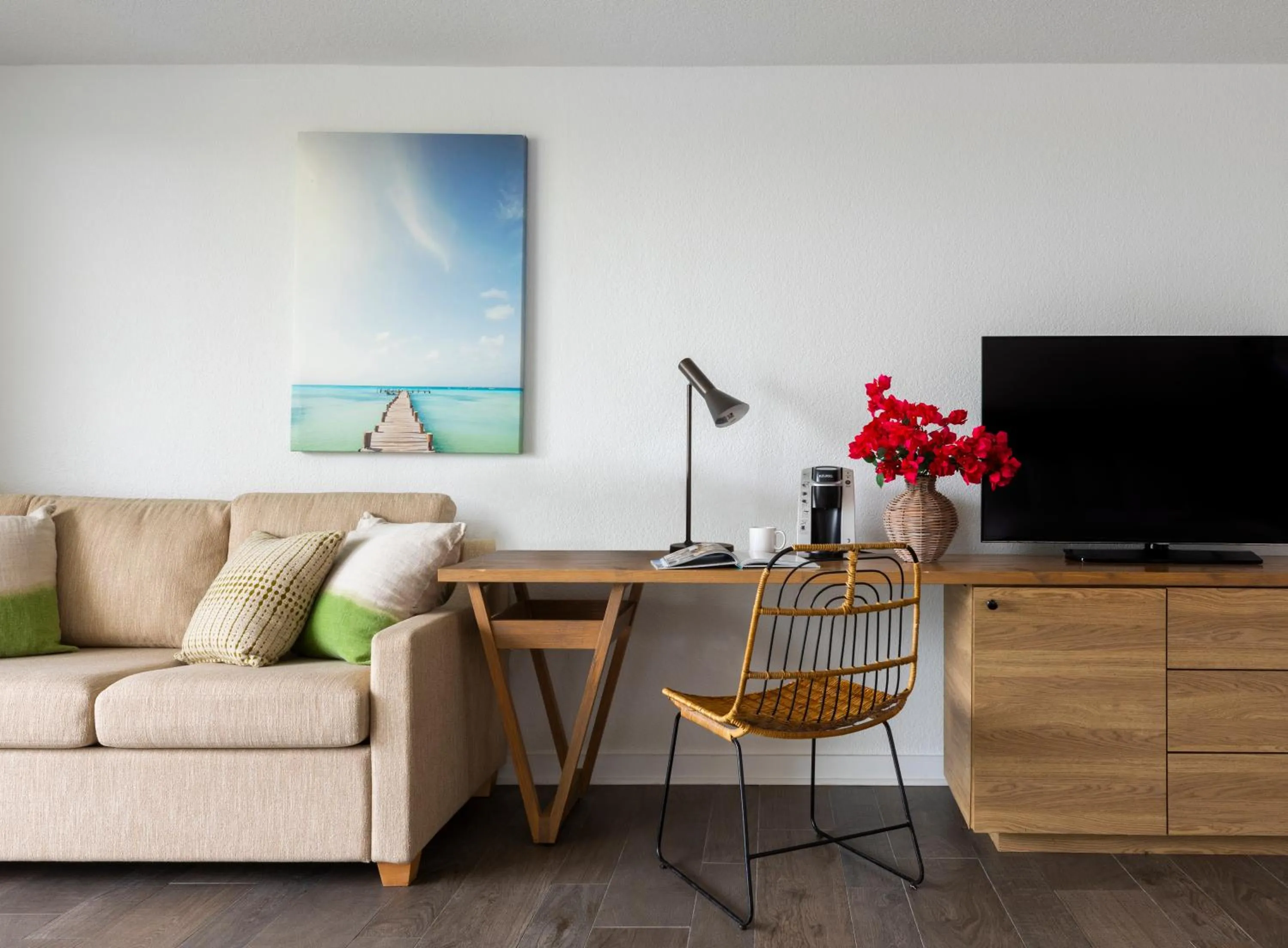 Seating area in Amara Cay Resort