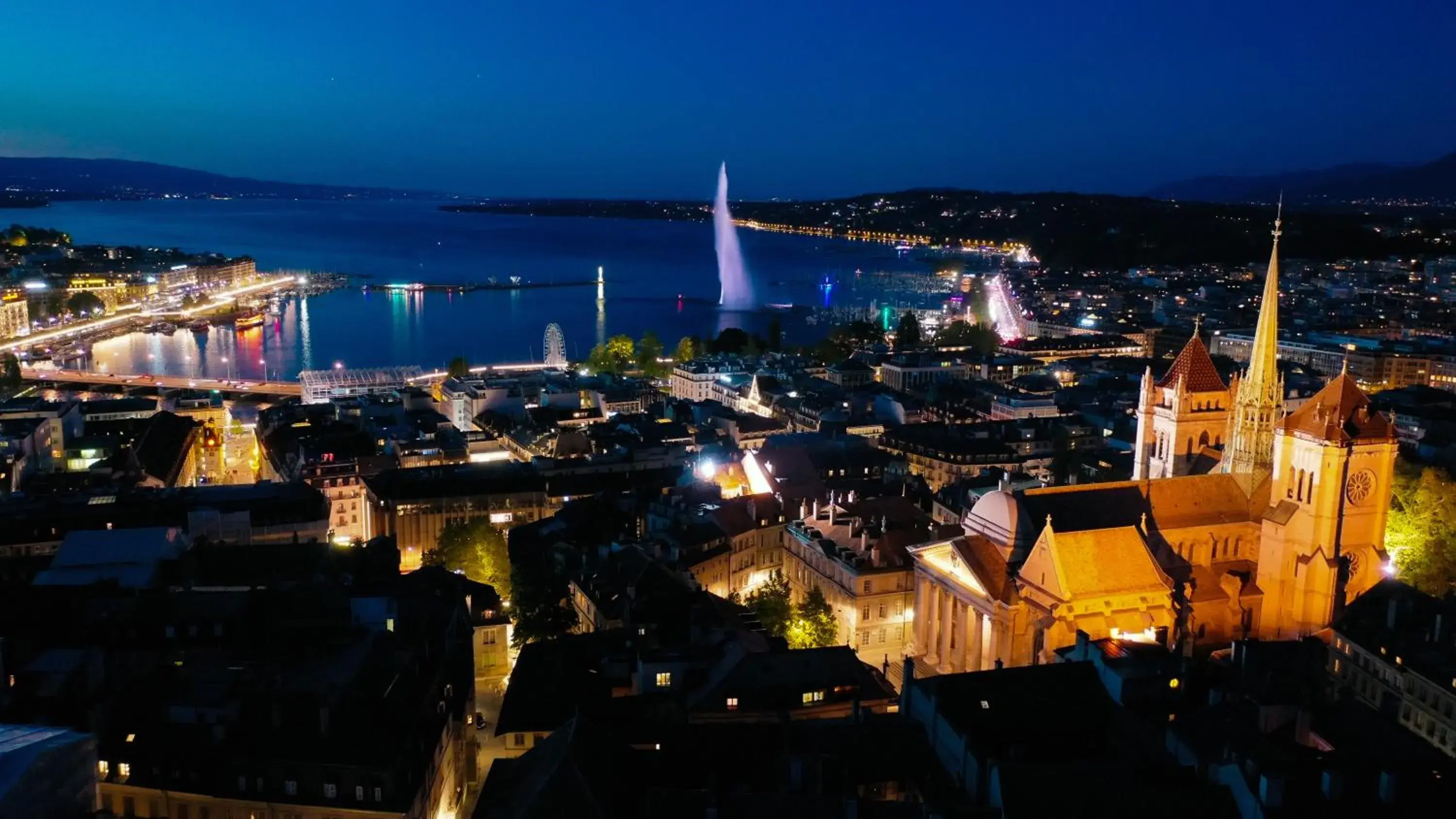 Bird's eye view in Swiss Luxury Apartments Geneva Bird's eye view in Swiss Luxury Apartments Geneva