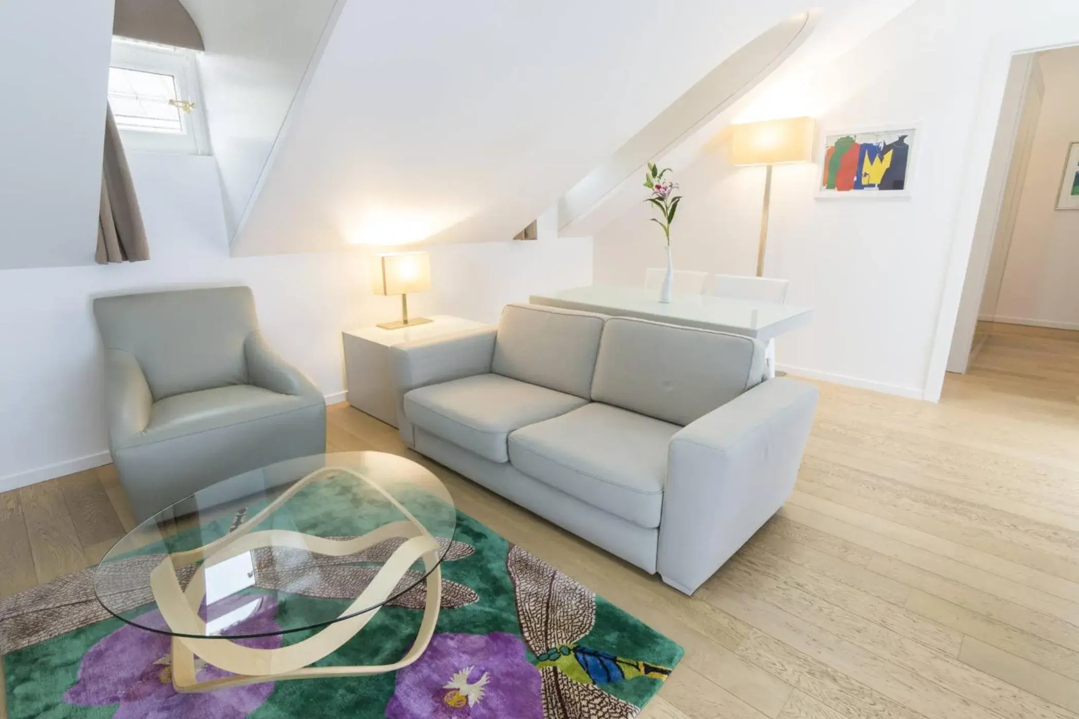 Living room in Swiss Luxury Apartments Geneva Living room in Swiss Luxury Apartments Geneva