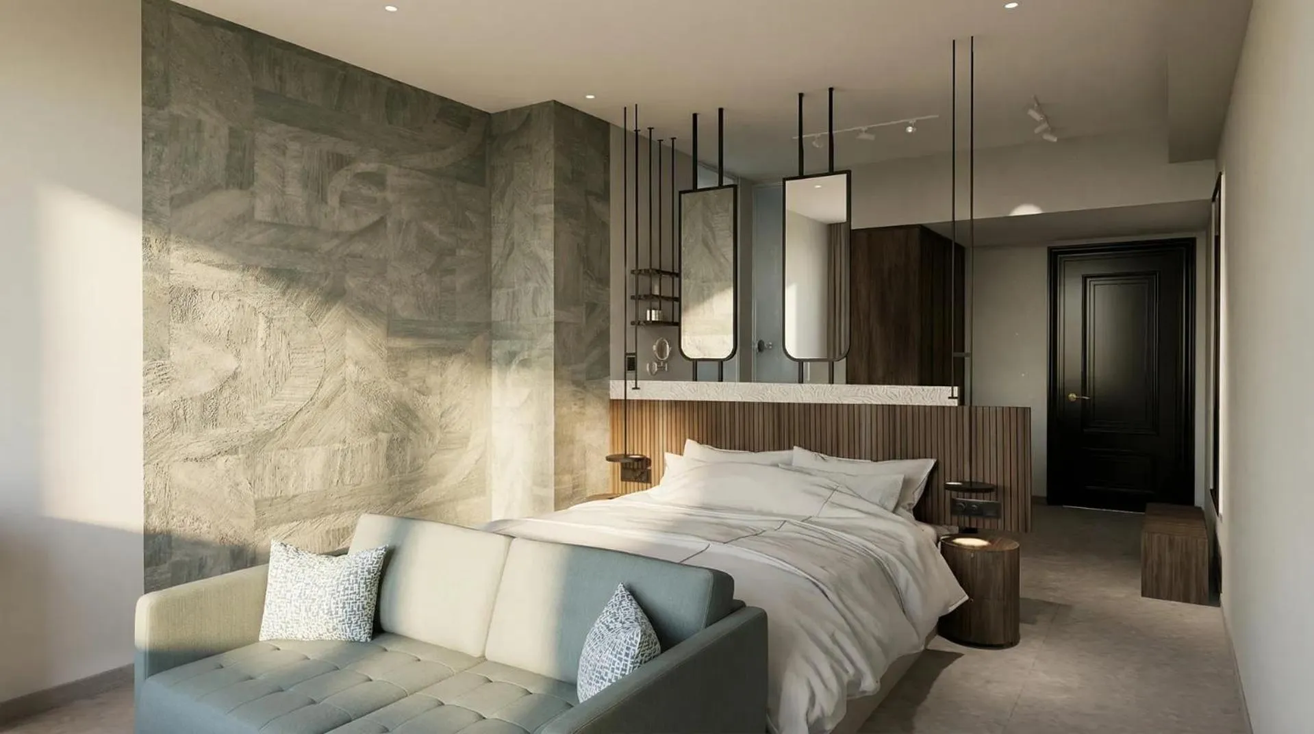 Bed in Margarita Sea Side Hotel