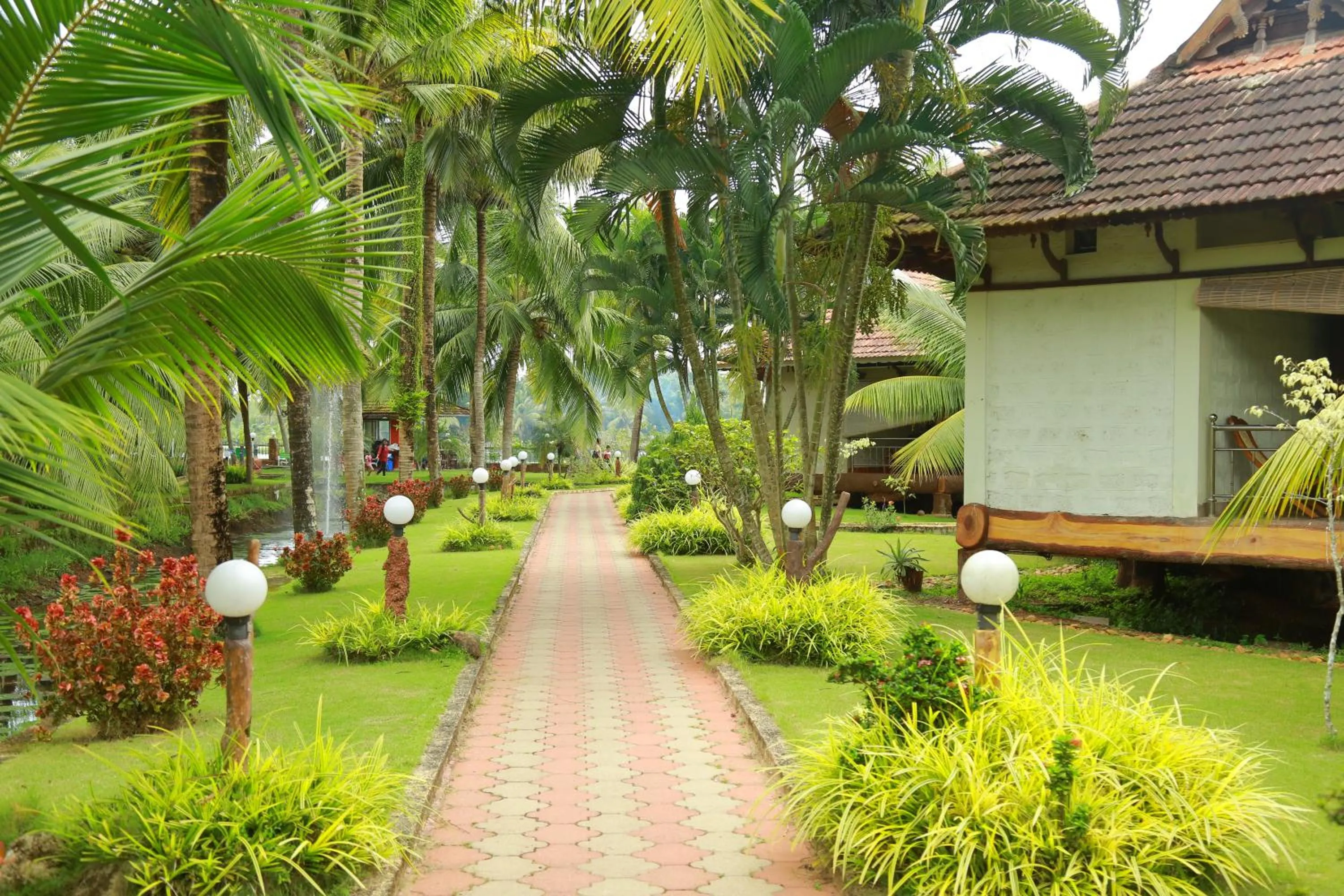 Garden view in Kalathil Lake Resort