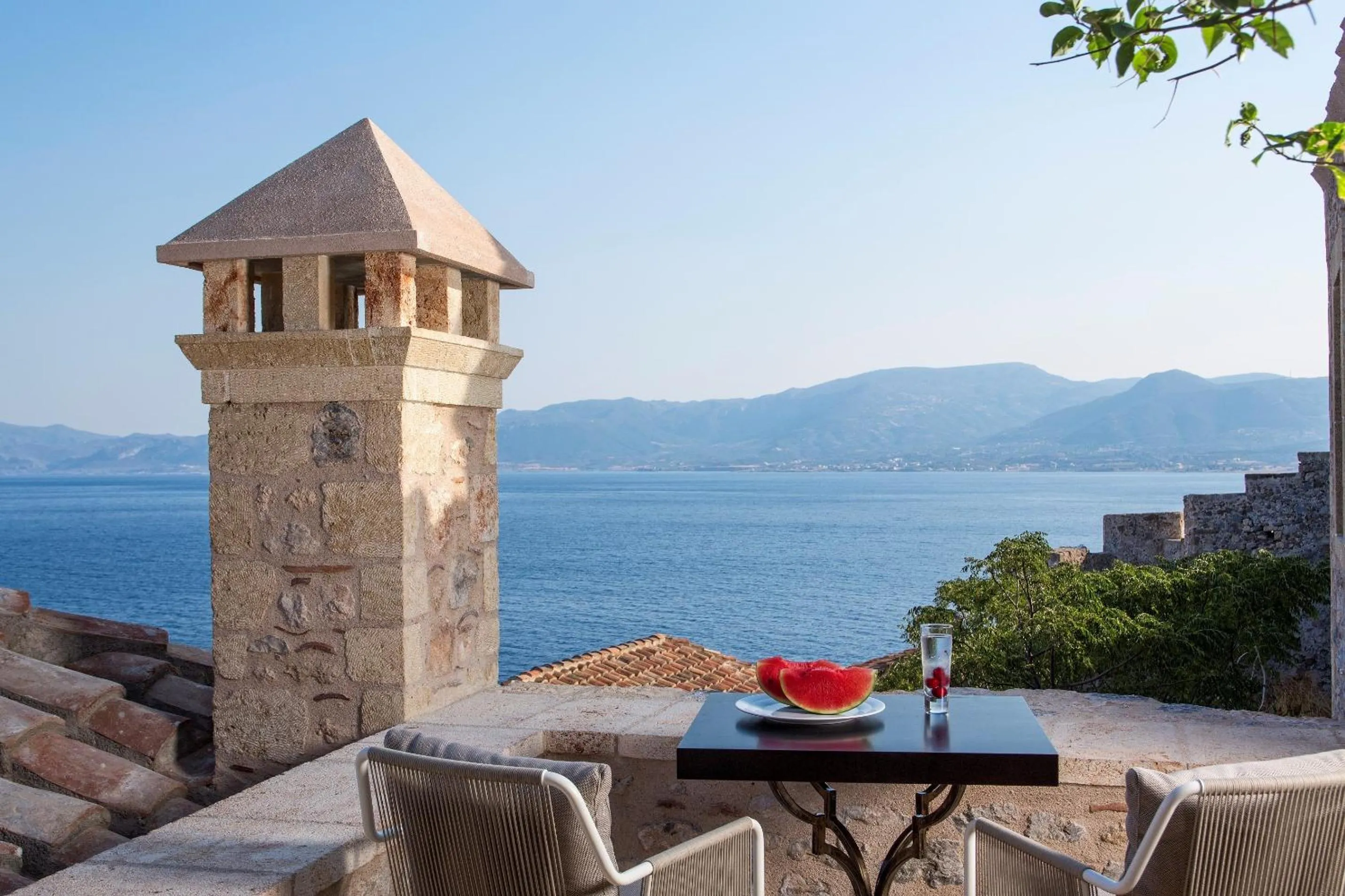 Balcony/Terrace in Moni Emvasis Luxury Suites
