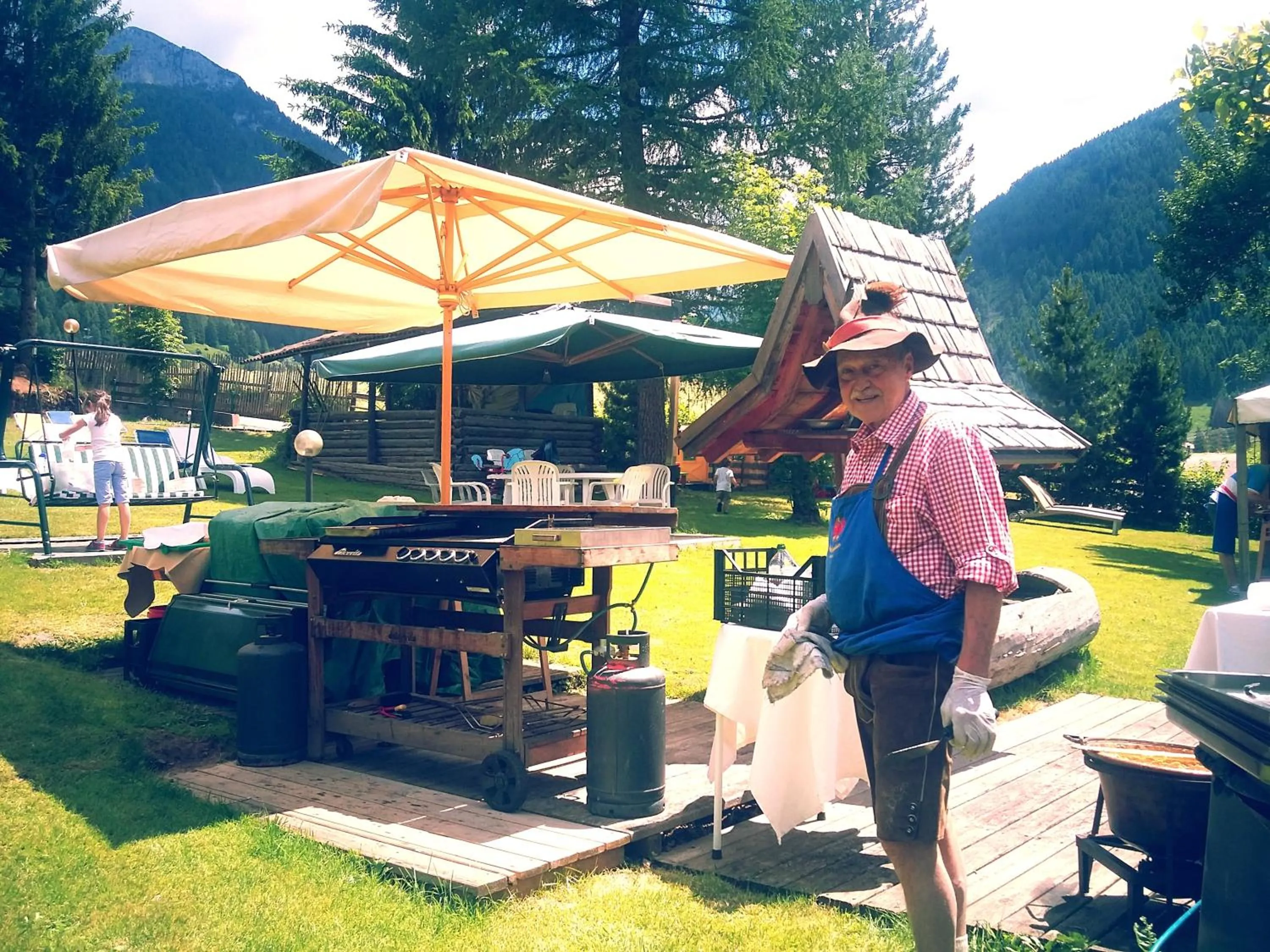 Garden in Hotel Patrizia Dolomites Glamour
