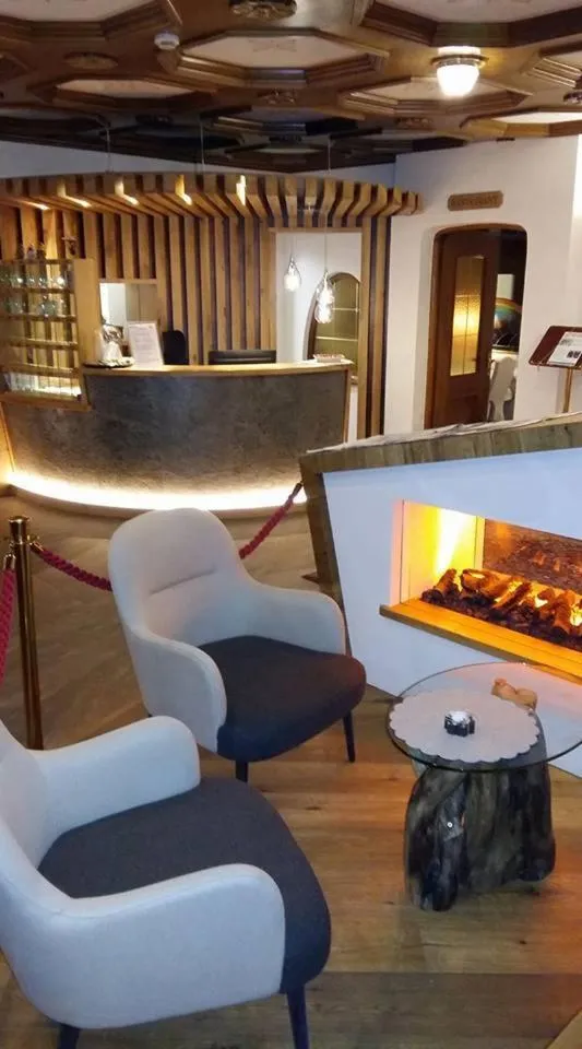 Communal lounge/ TV room in Hotel Patrizia Dolomites Glamour