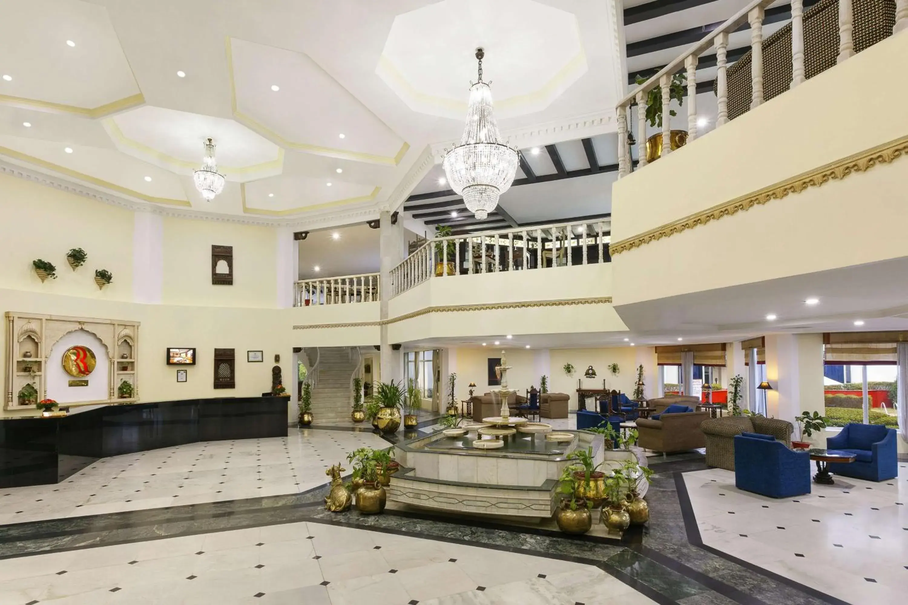 Lobby or reception in Ramada Khajuraho Lobby or reception in Ramada Khajuraho