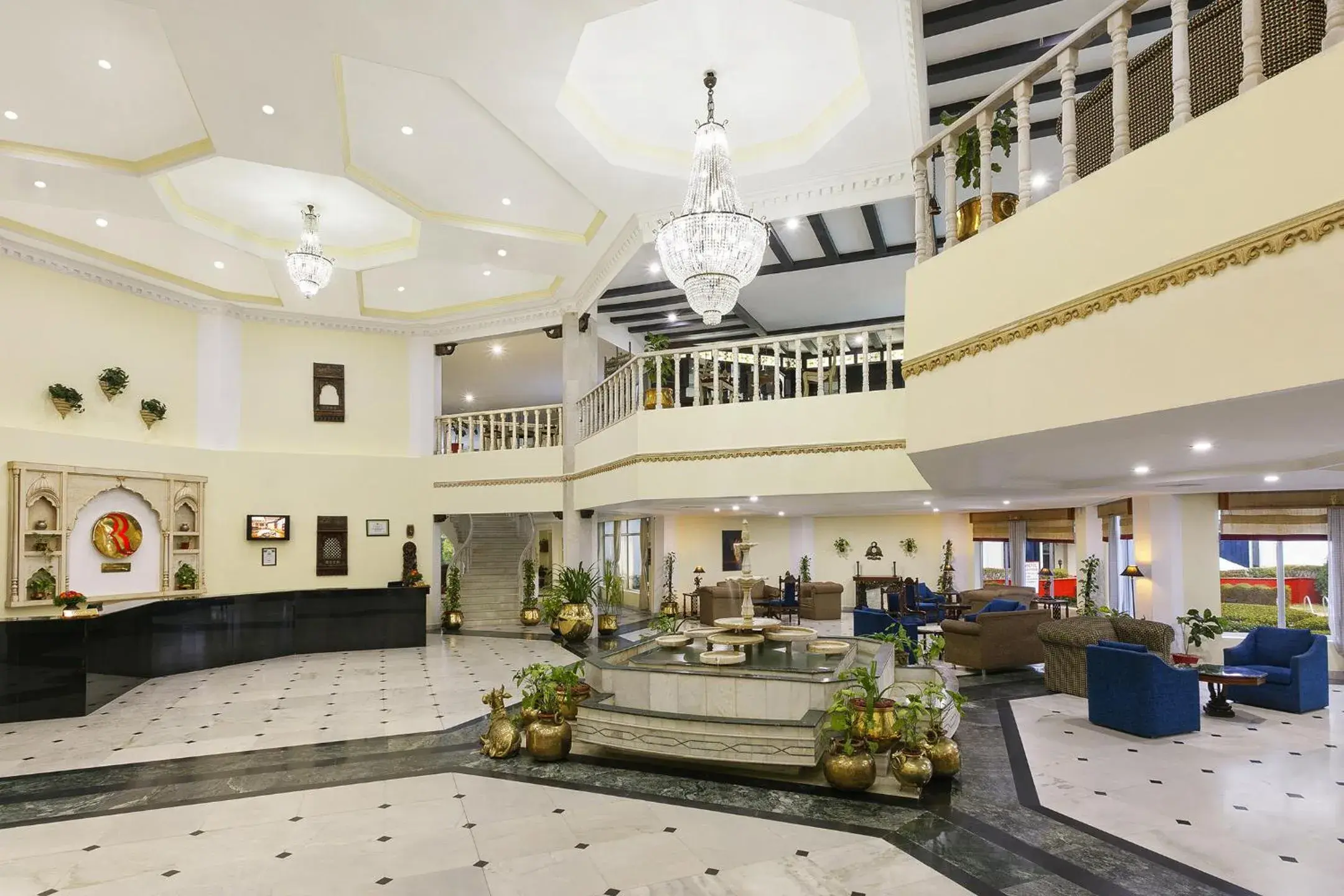 Lobby or reception in Ramada Khajuraho Lobby or reception in Ramada Khajuraho