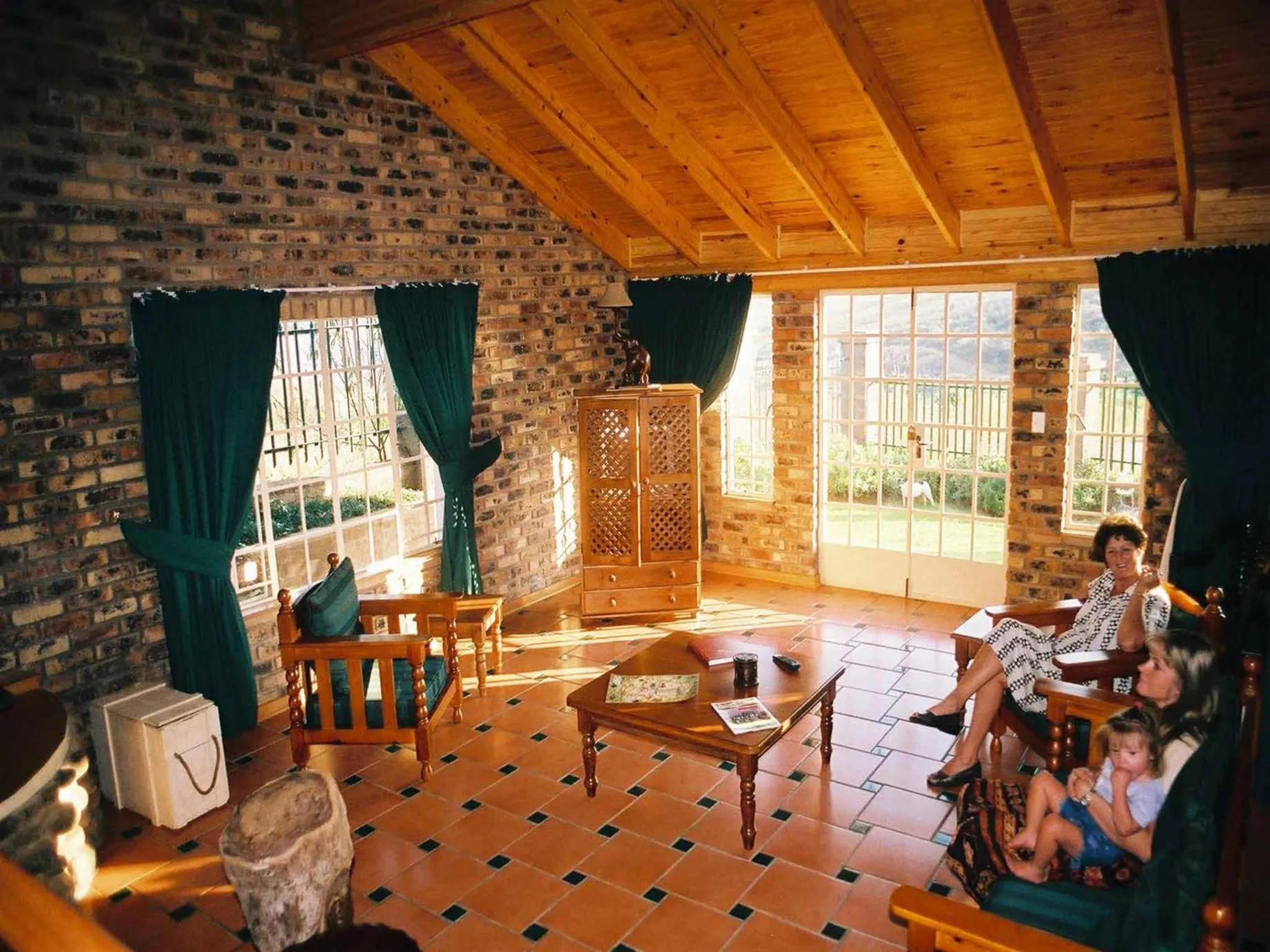 Living room in Thaba Tsweni Lodge & Safaris