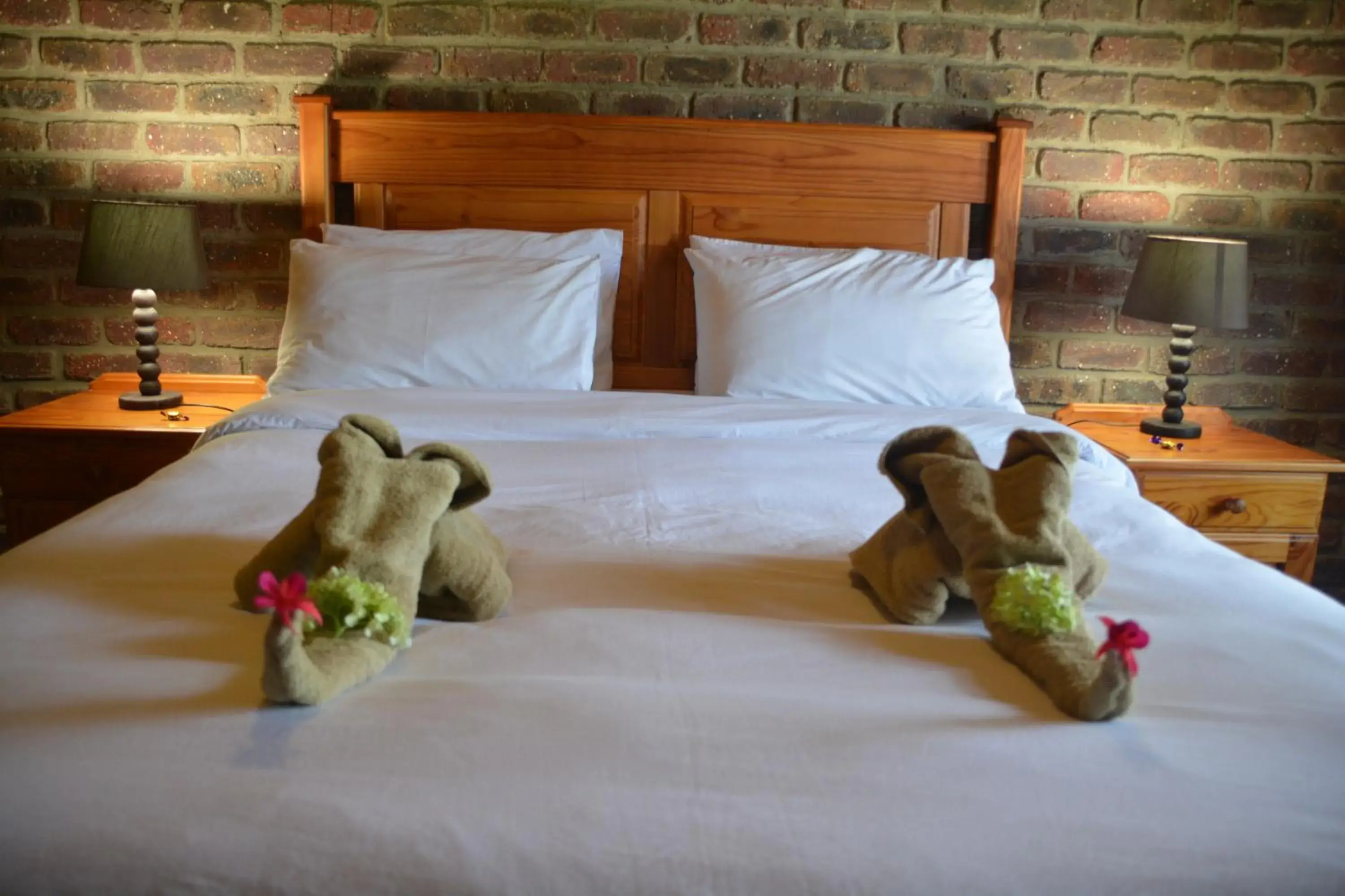 Bed in Thaba Tsweni Lodge & Safaris Bed in Thaba Tsweni Lodge & Safaris
