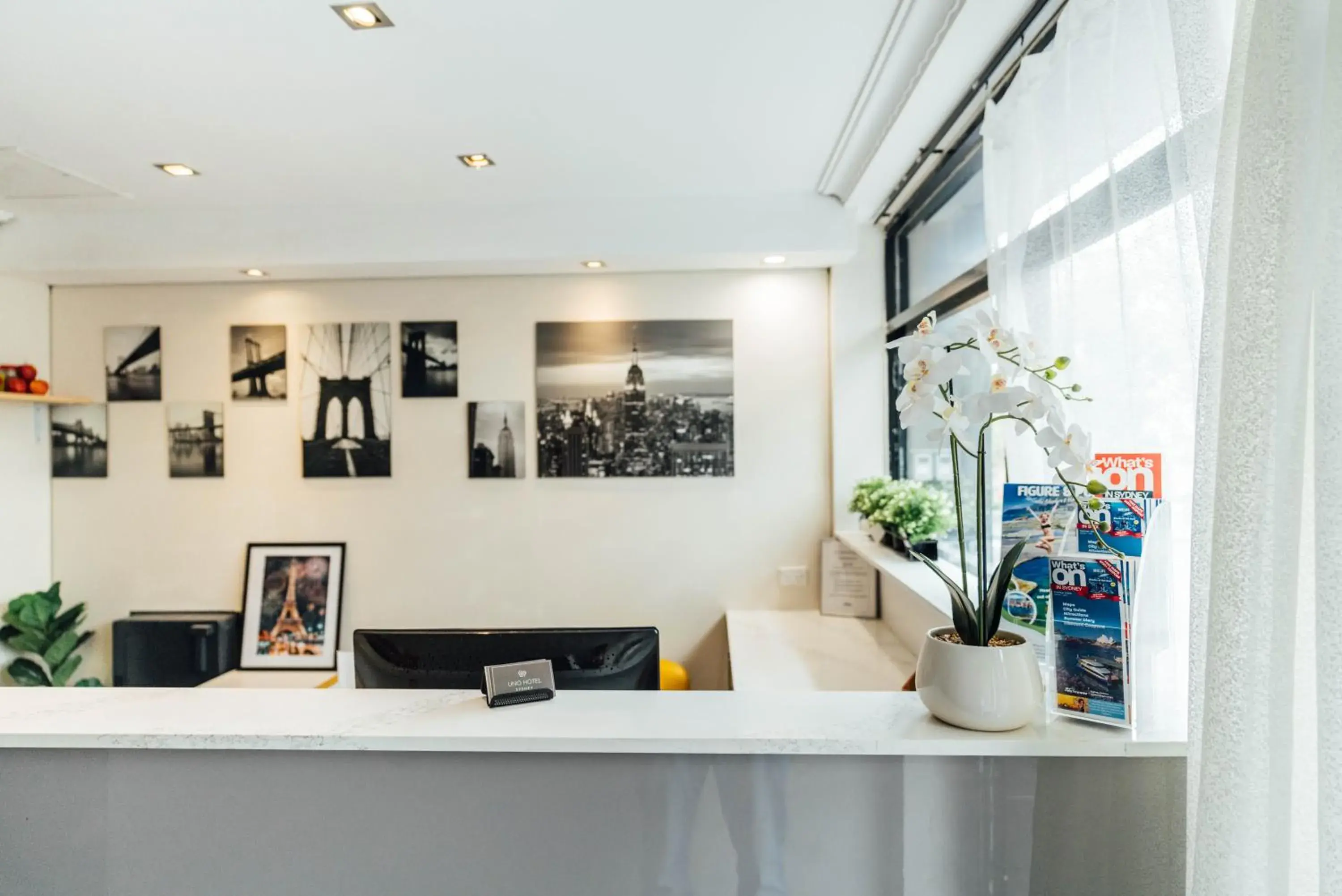 Lobby or reception in UNO Hotel Sydney Lobby or reception in UNO Hotel Sydney