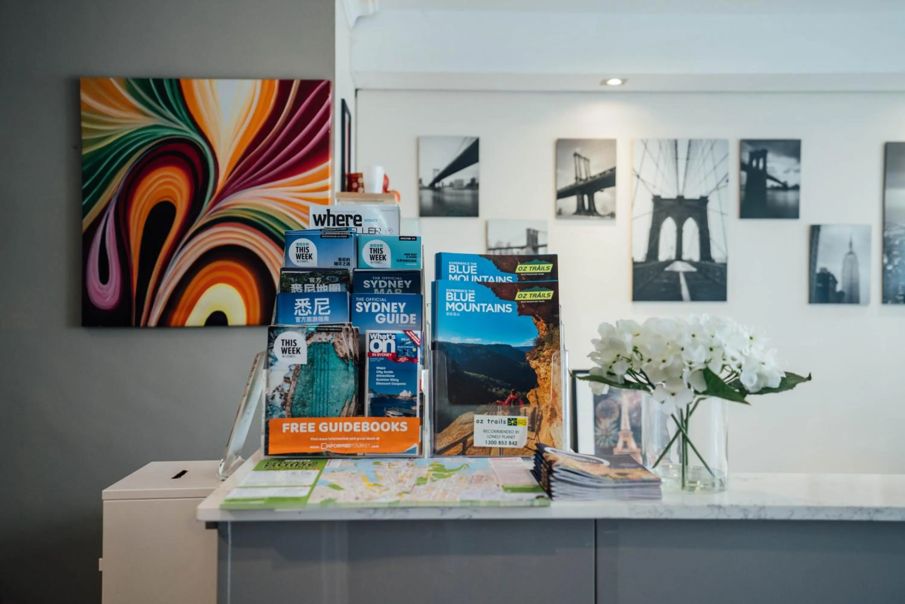 Lobby or reception in UNO Hotel Sydney