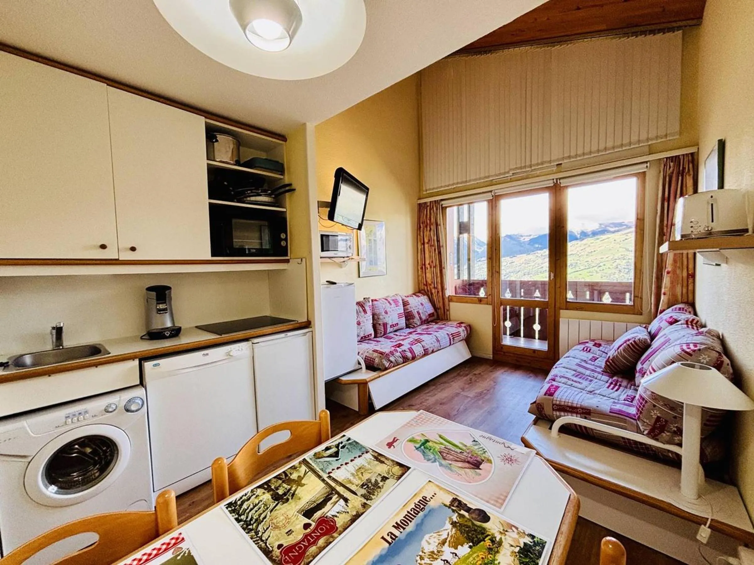 Appartement cosy 2 pièces à La Plagne, animaux acceptés - FR-1-353-57