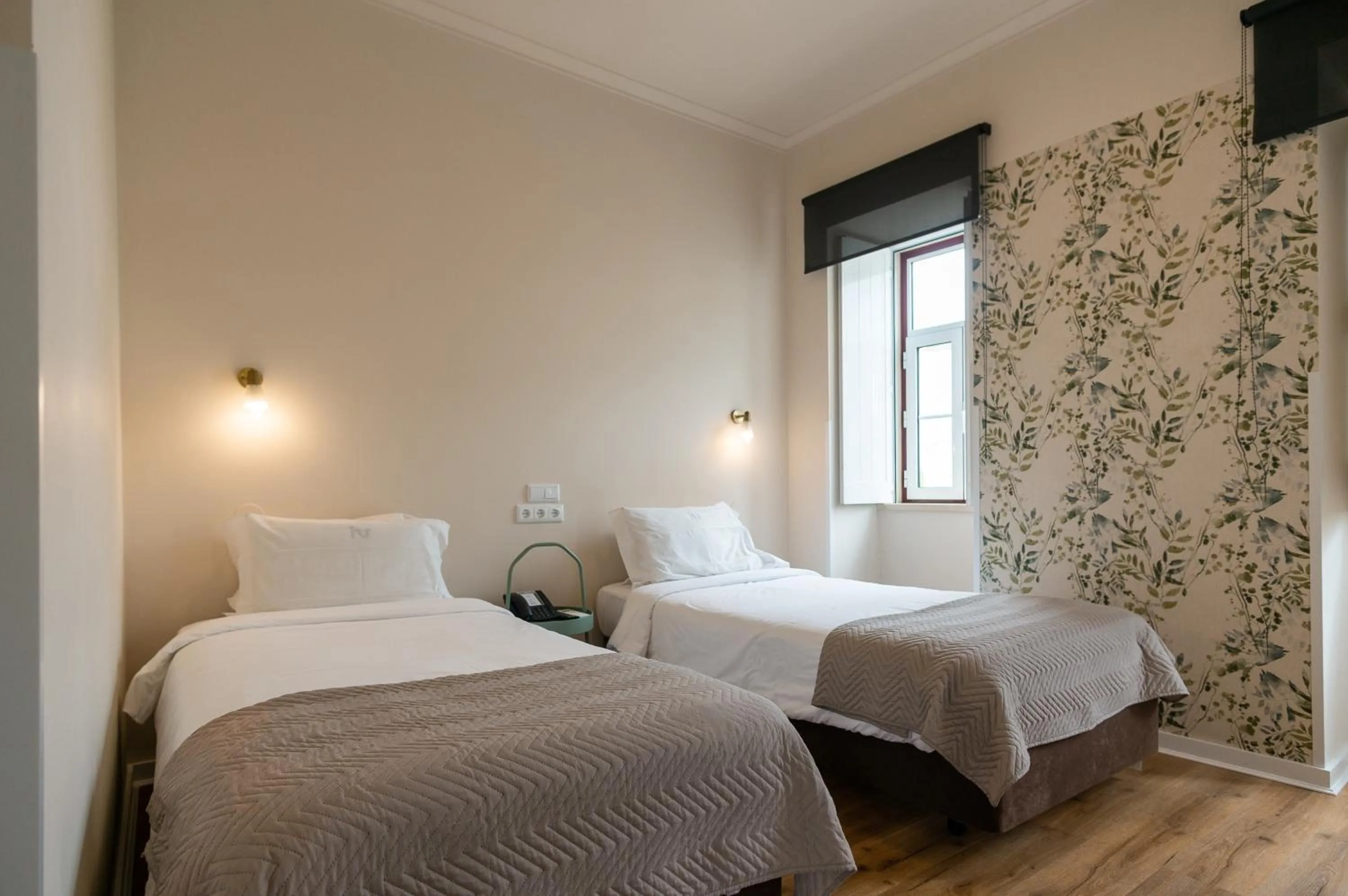 Bed in Hotel Vitória