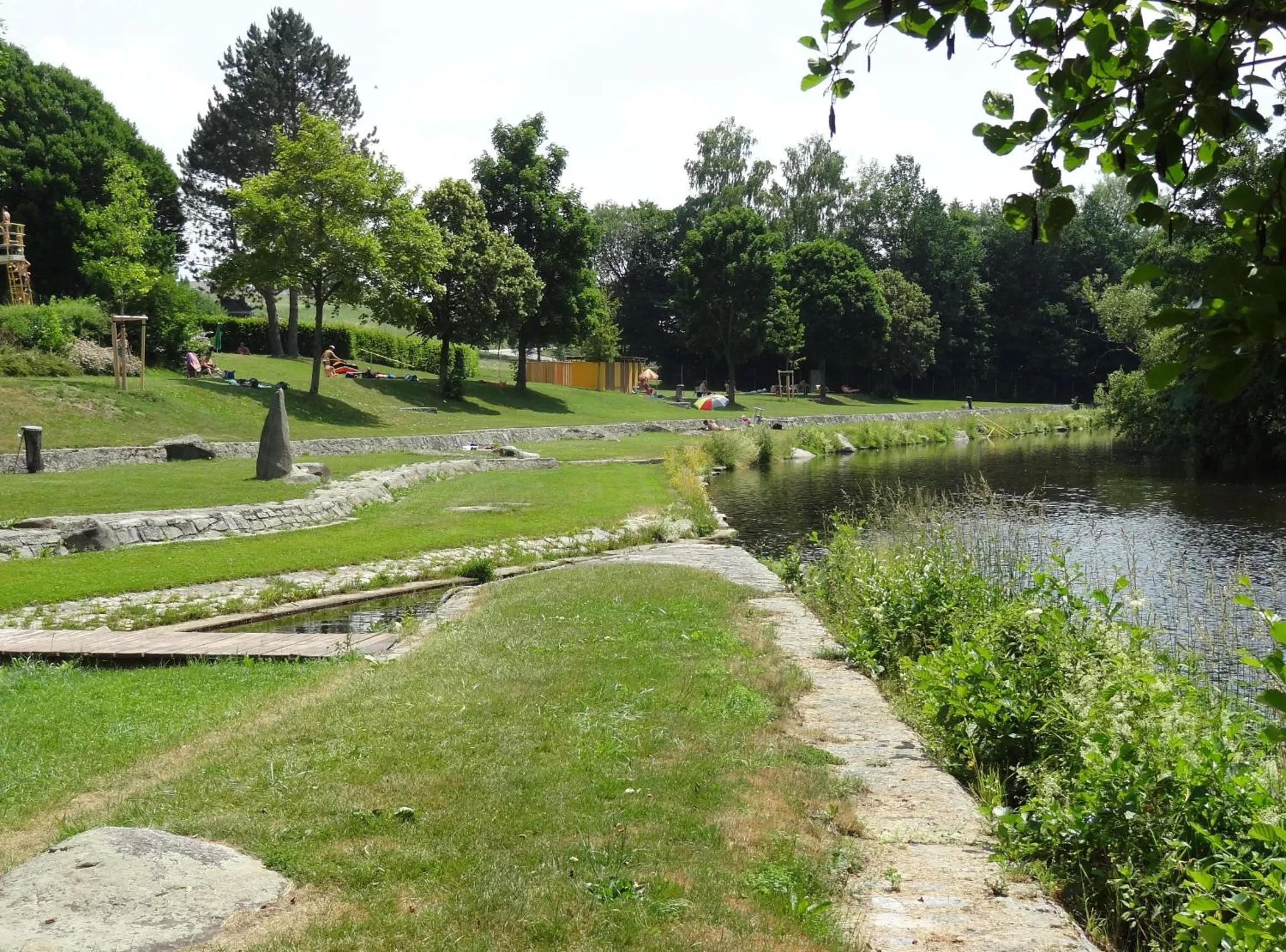 Beach in Ferienwohnung Veit