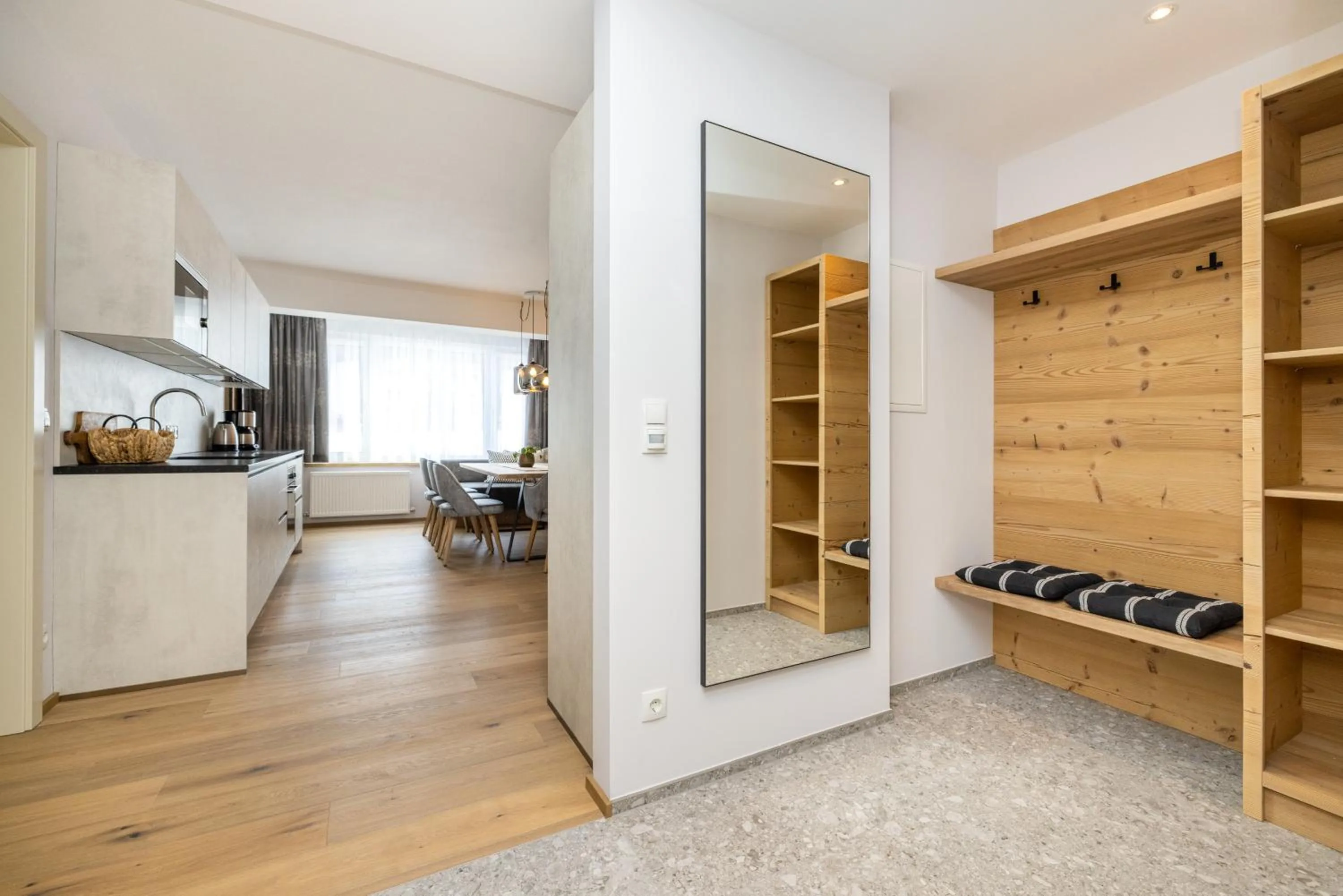 Kitchen or kitchenette in Aparthotel Jägerheim