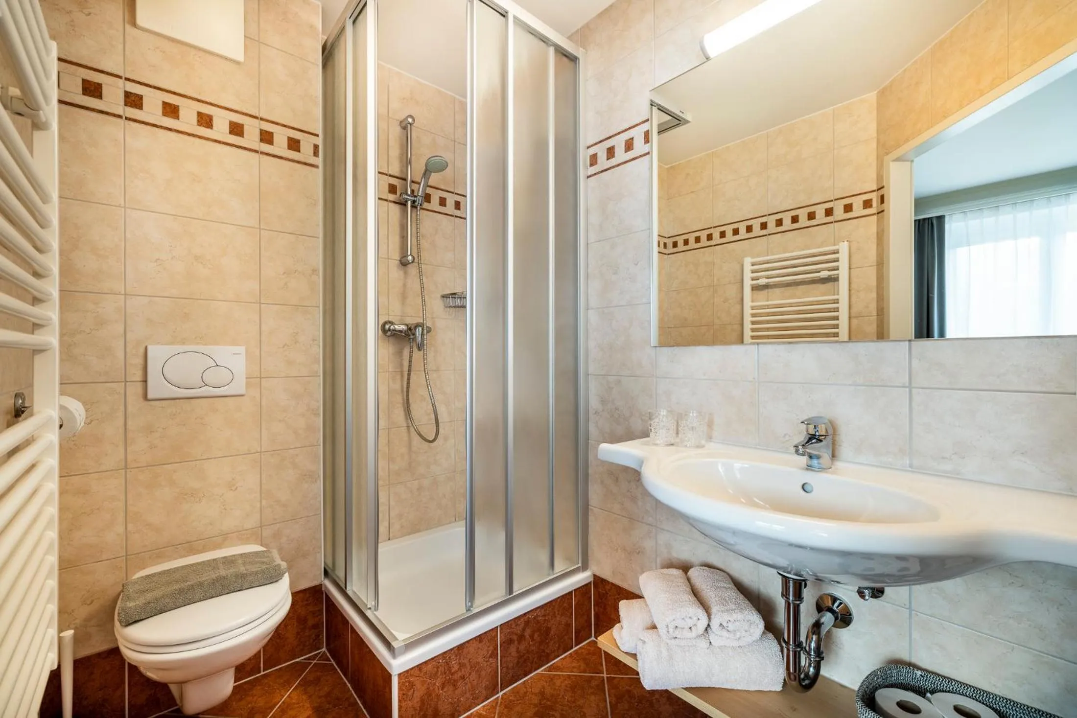 Bathroom in Aparthotel Jägerheim