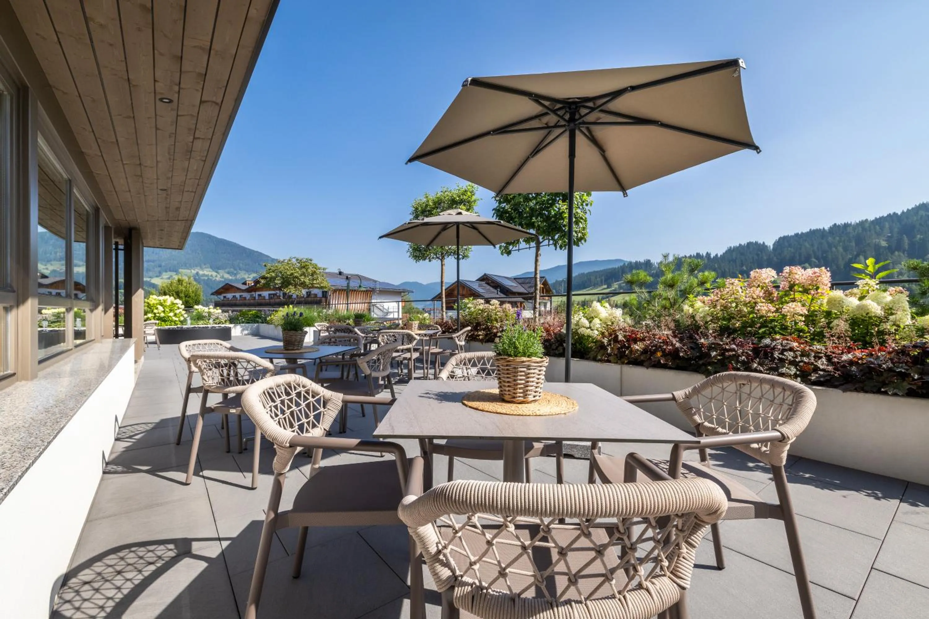 Balcony/Terrace in Aparthotel Jägerheim