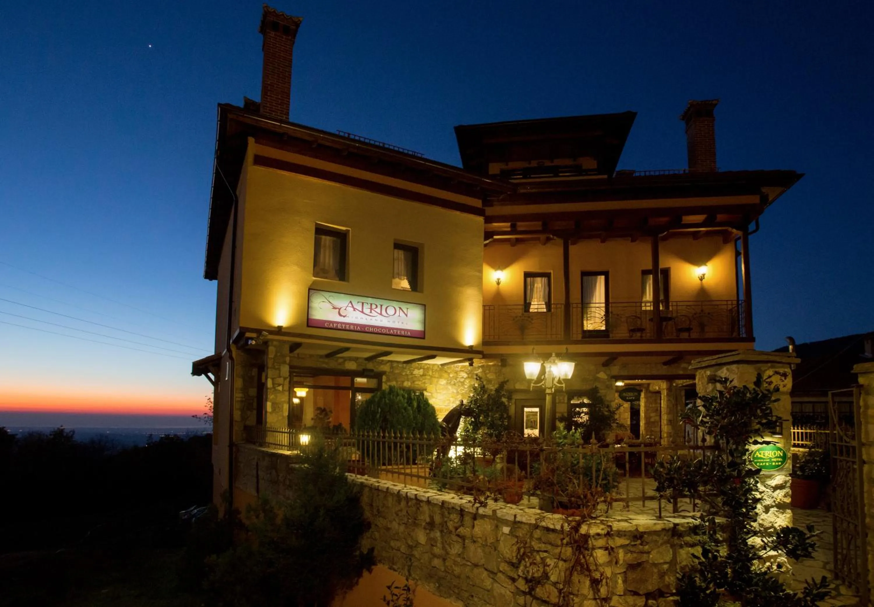 Facade/entrance in Atrion Highland Hotel