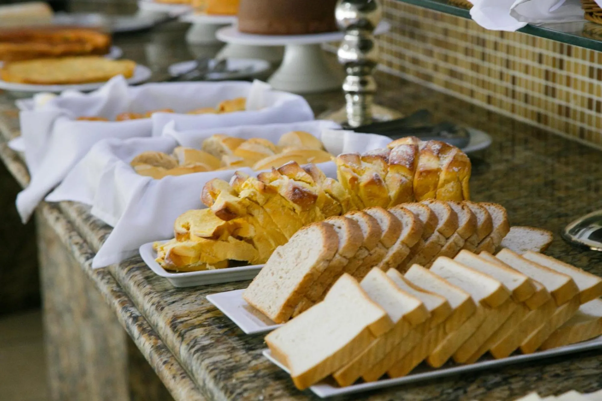 Buffet breakfast in Petrolina Palace Hotel
