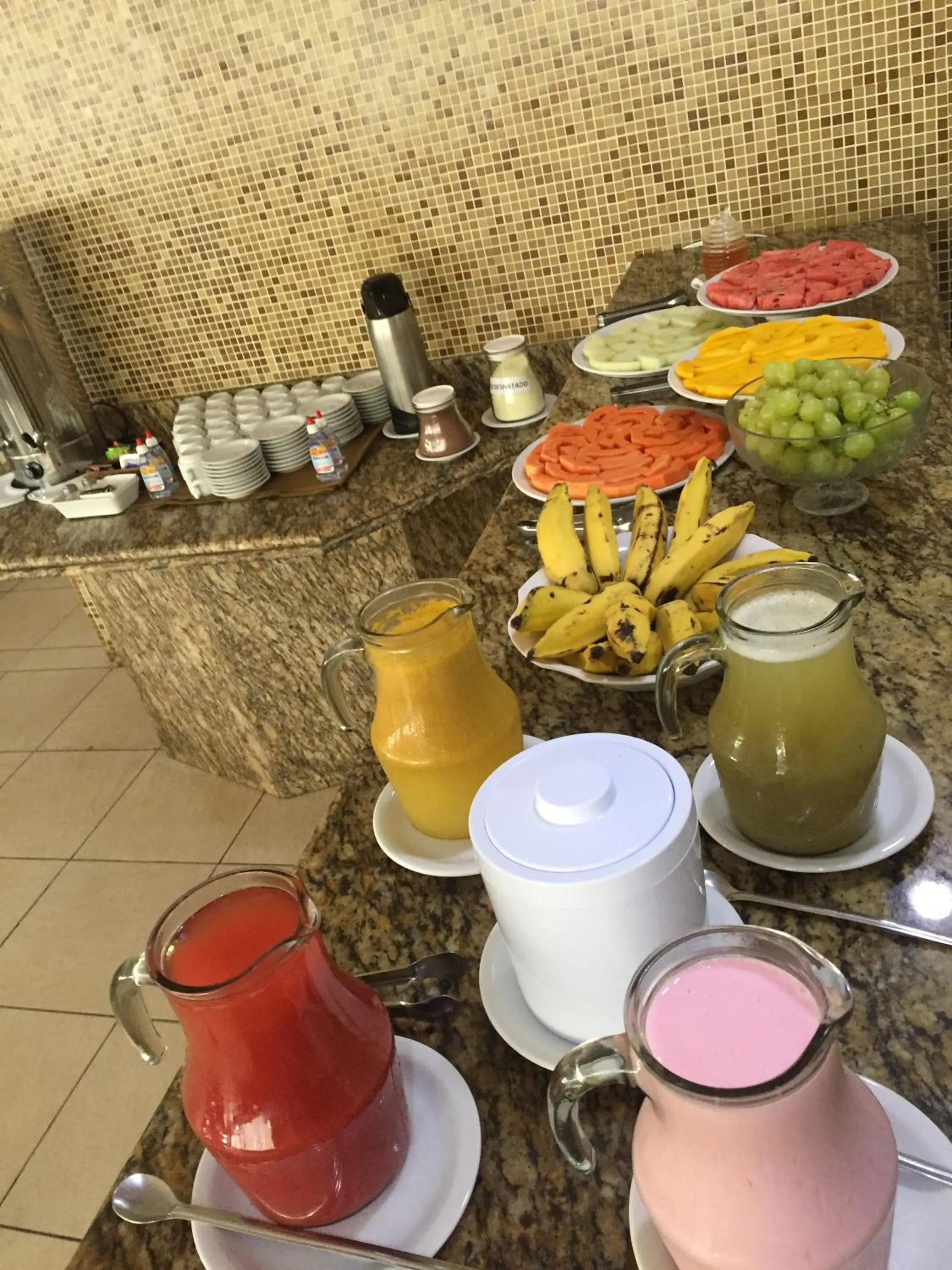 Buffet breakfast in Petrolina Palace Hotel
