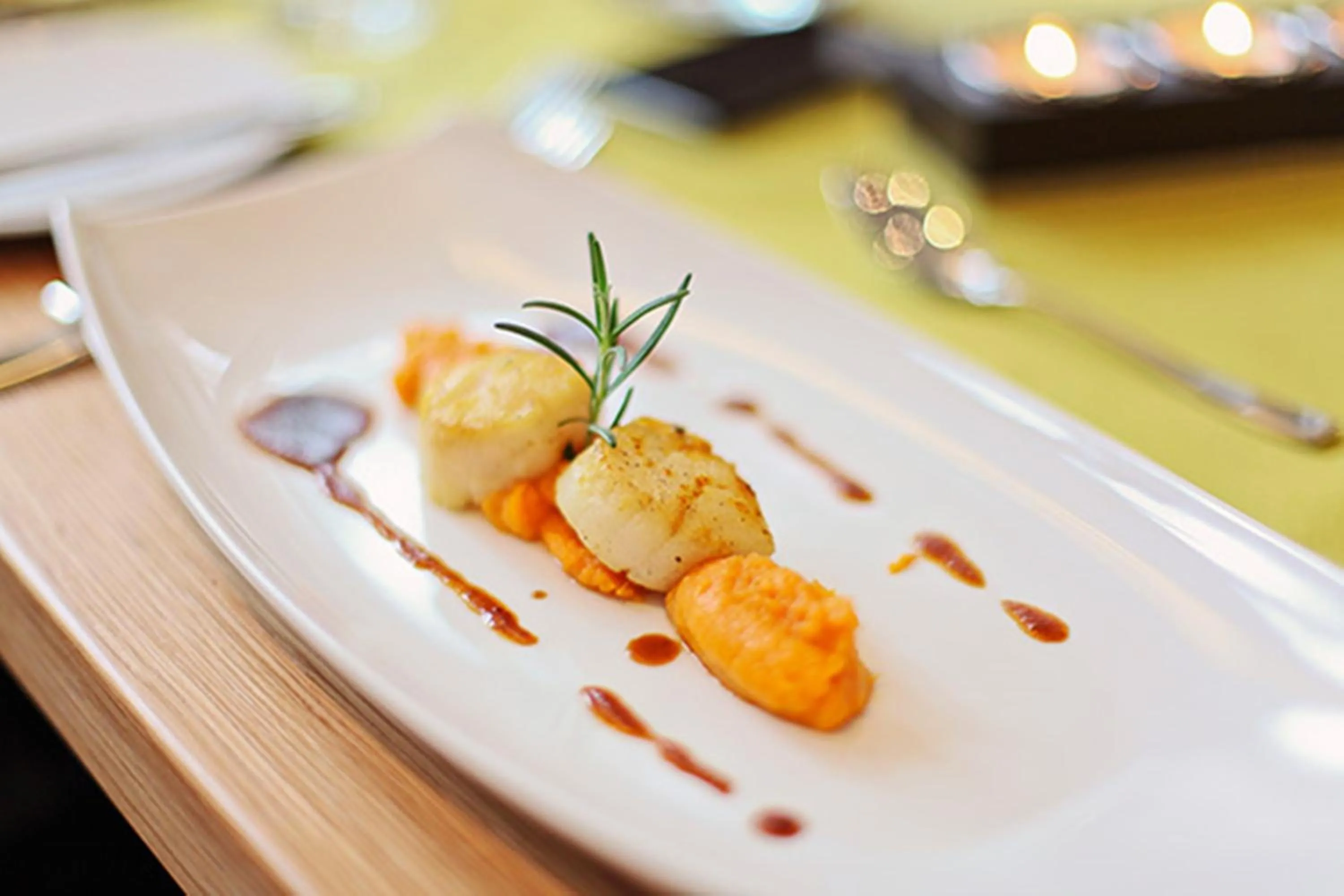 Food close-up in Hotel Palatina "Hotel-Restaurant"