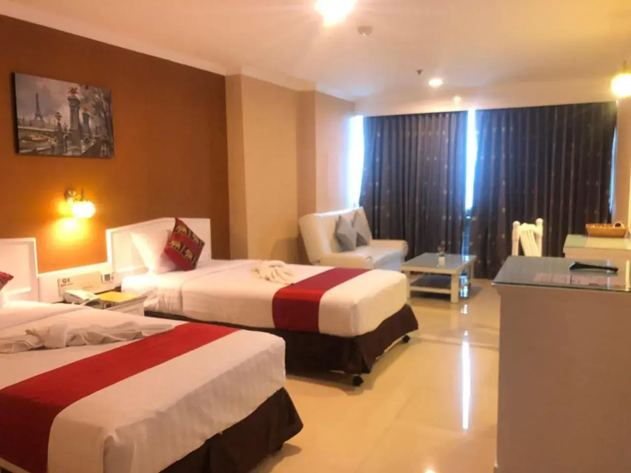 Bed in Bay Hotel Srinakarin Bed in Bay Hotel Srinakarin