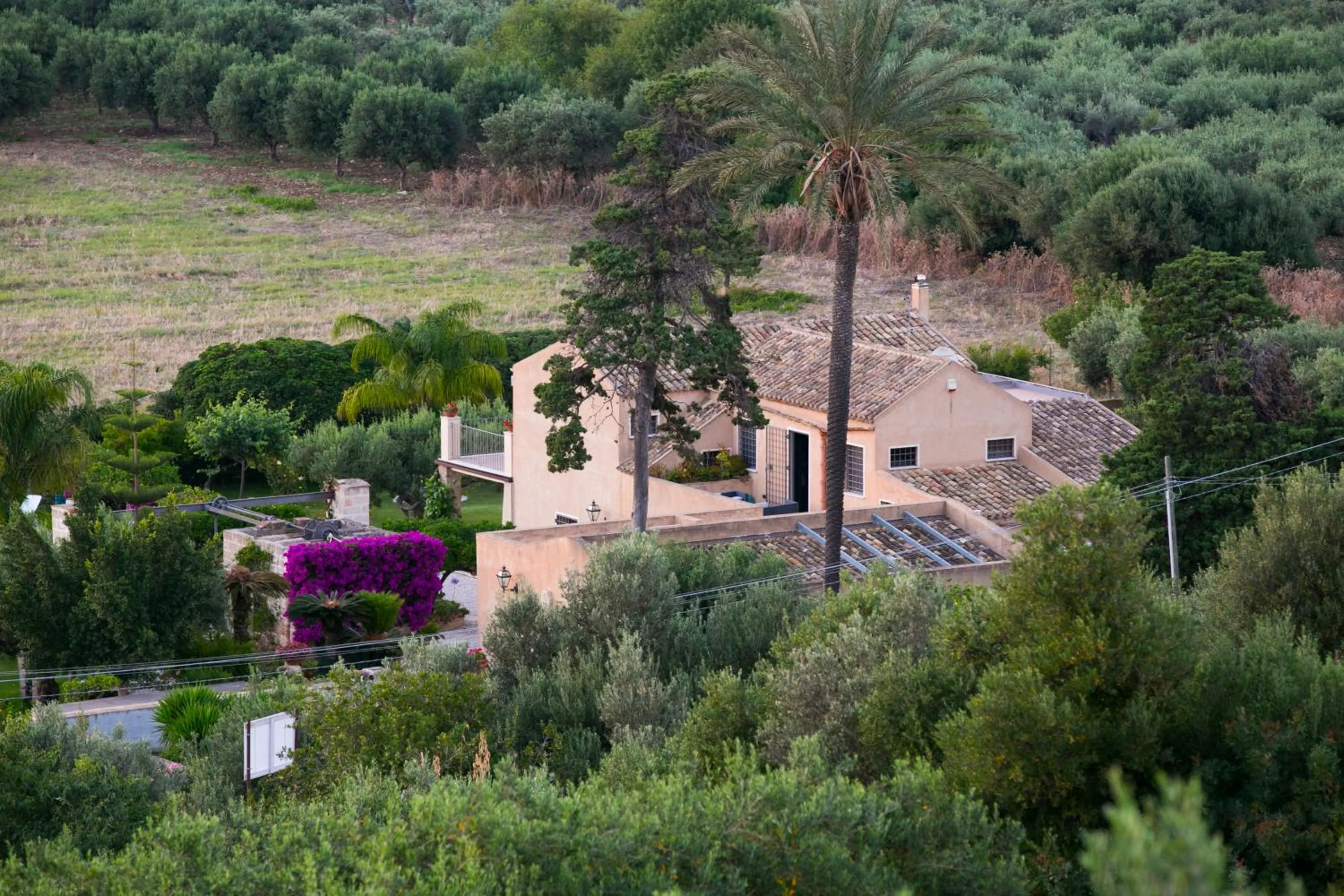 Bird's eye view in Baglio Sant'Andrea