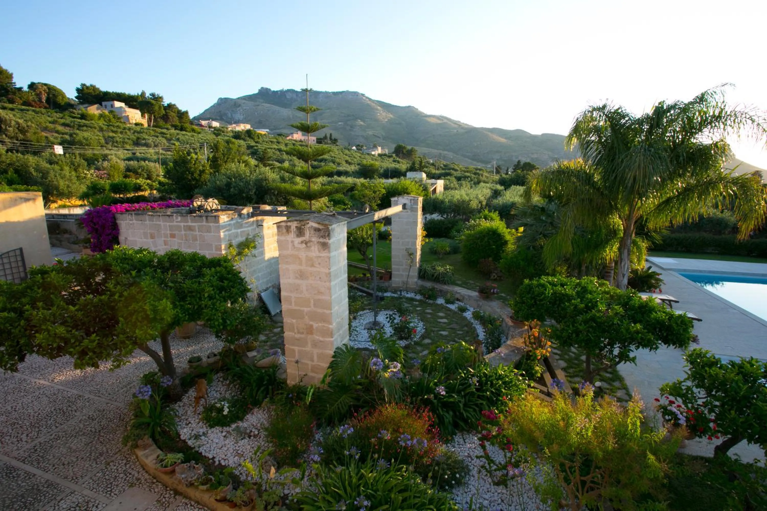 Bird's eye view in Baglio Sant'Andrea