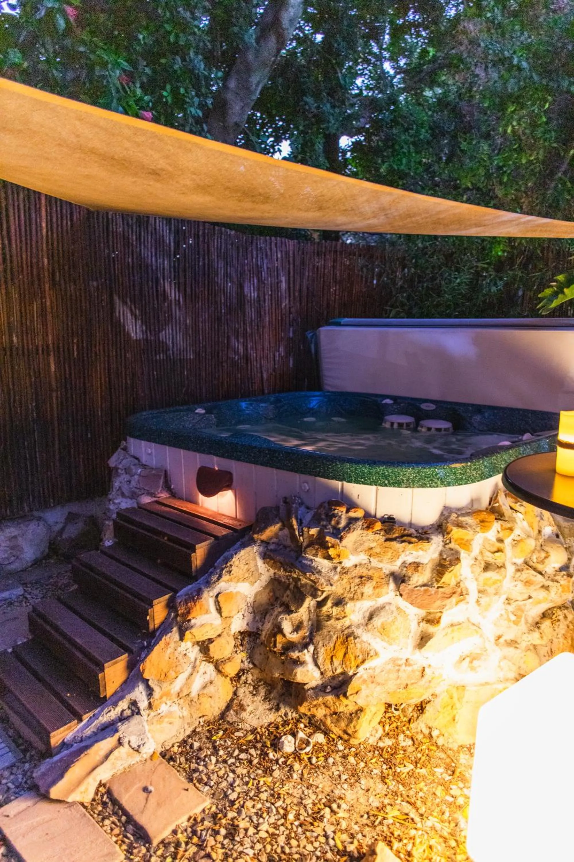 Hot Tub in Khashamongo B & B