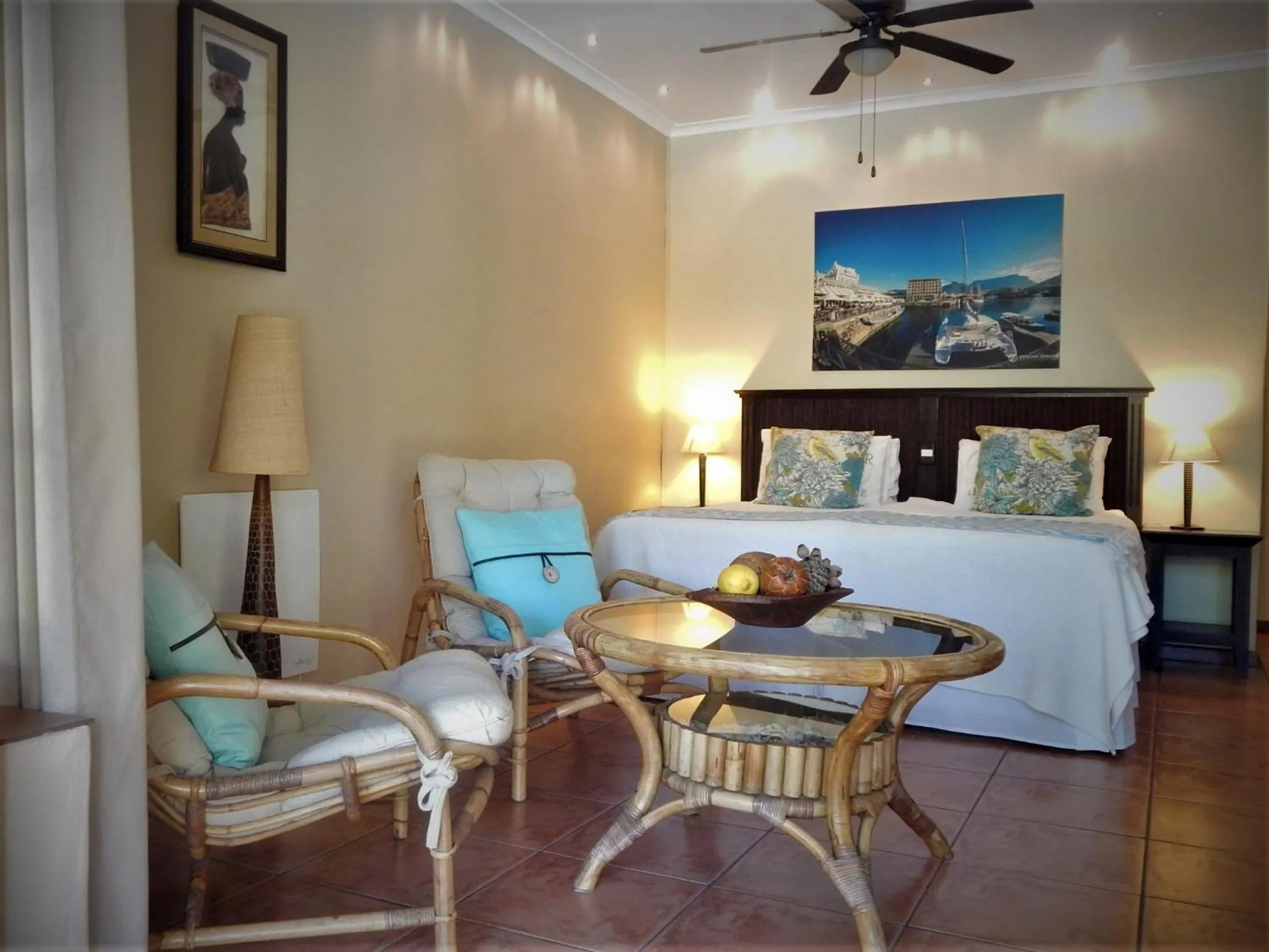 Living room in Khashamongo B & B