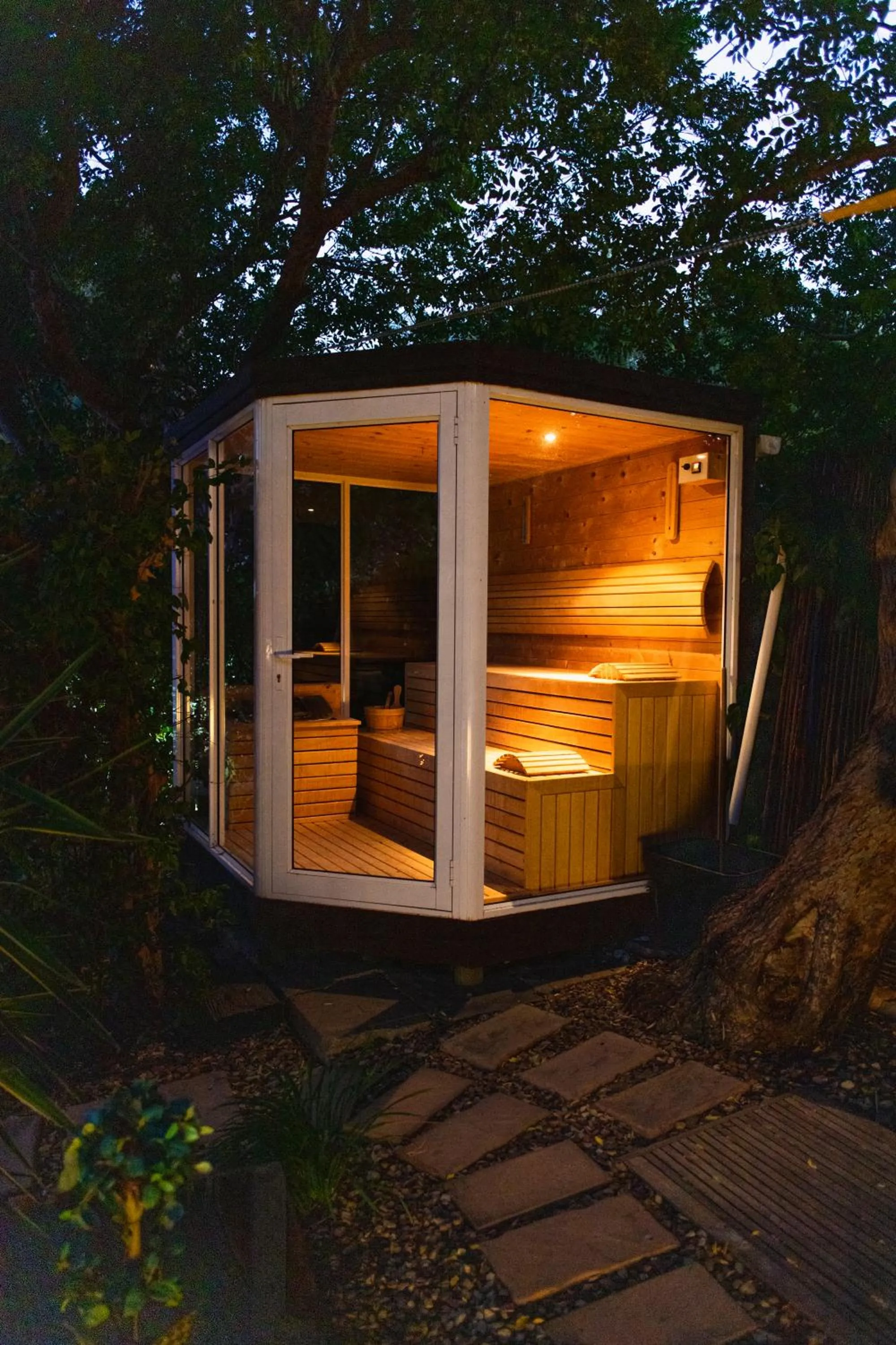 Sauna in Khashamongo B & B