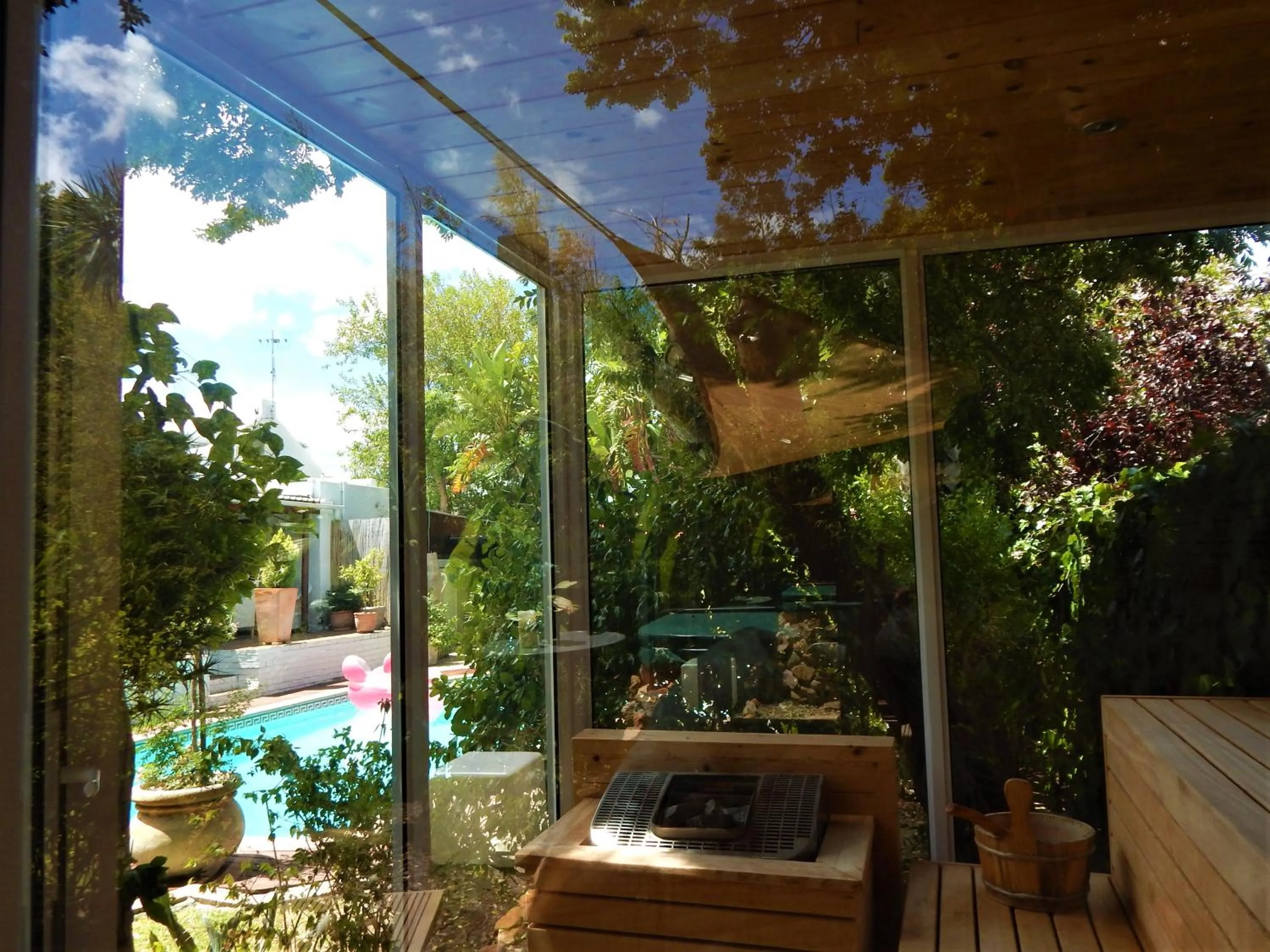 Sauna in Khashamongo B & B