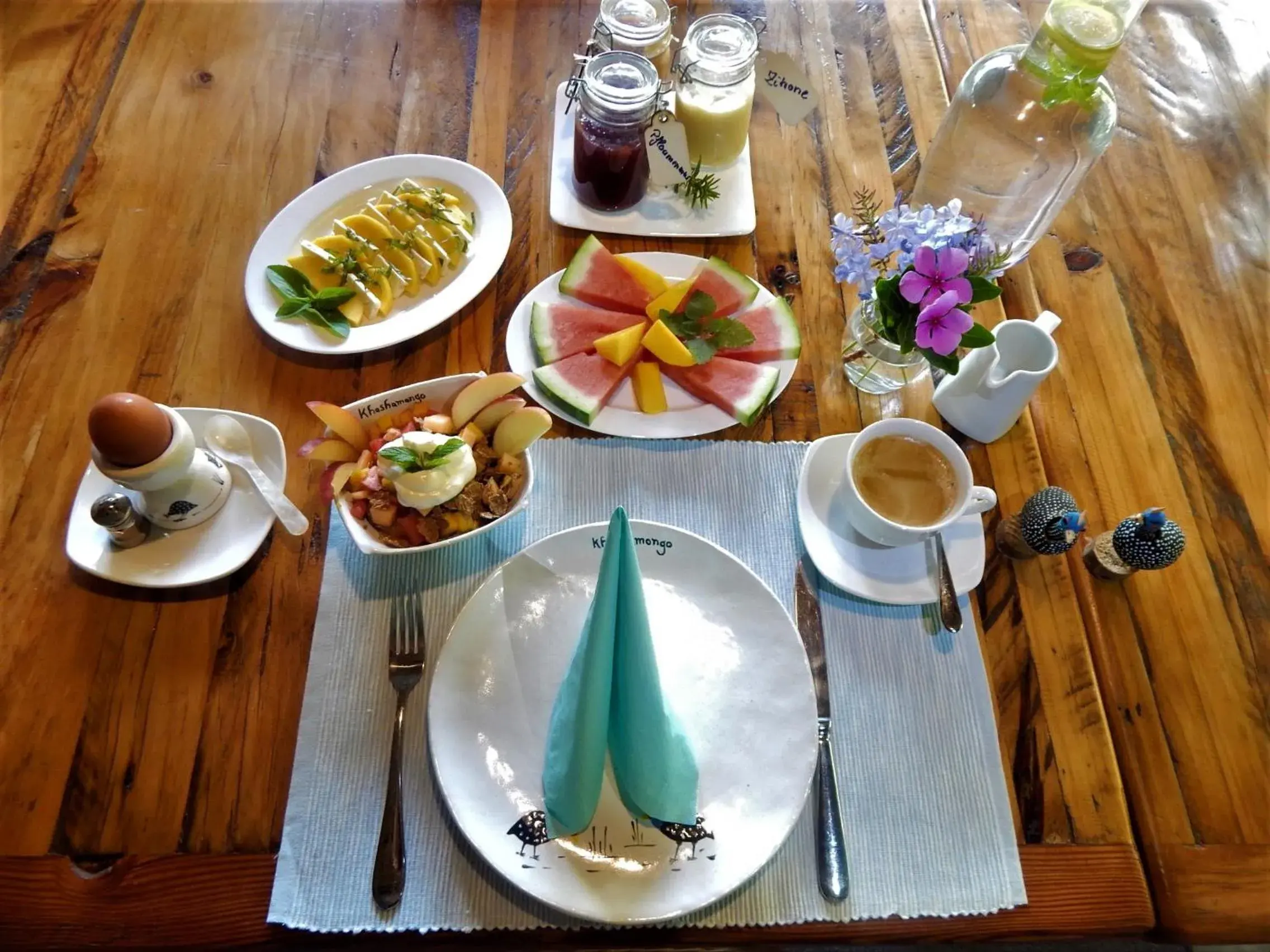 Food and drinks in Khashamongo B & B Food and drinks in Khashamongo B & B