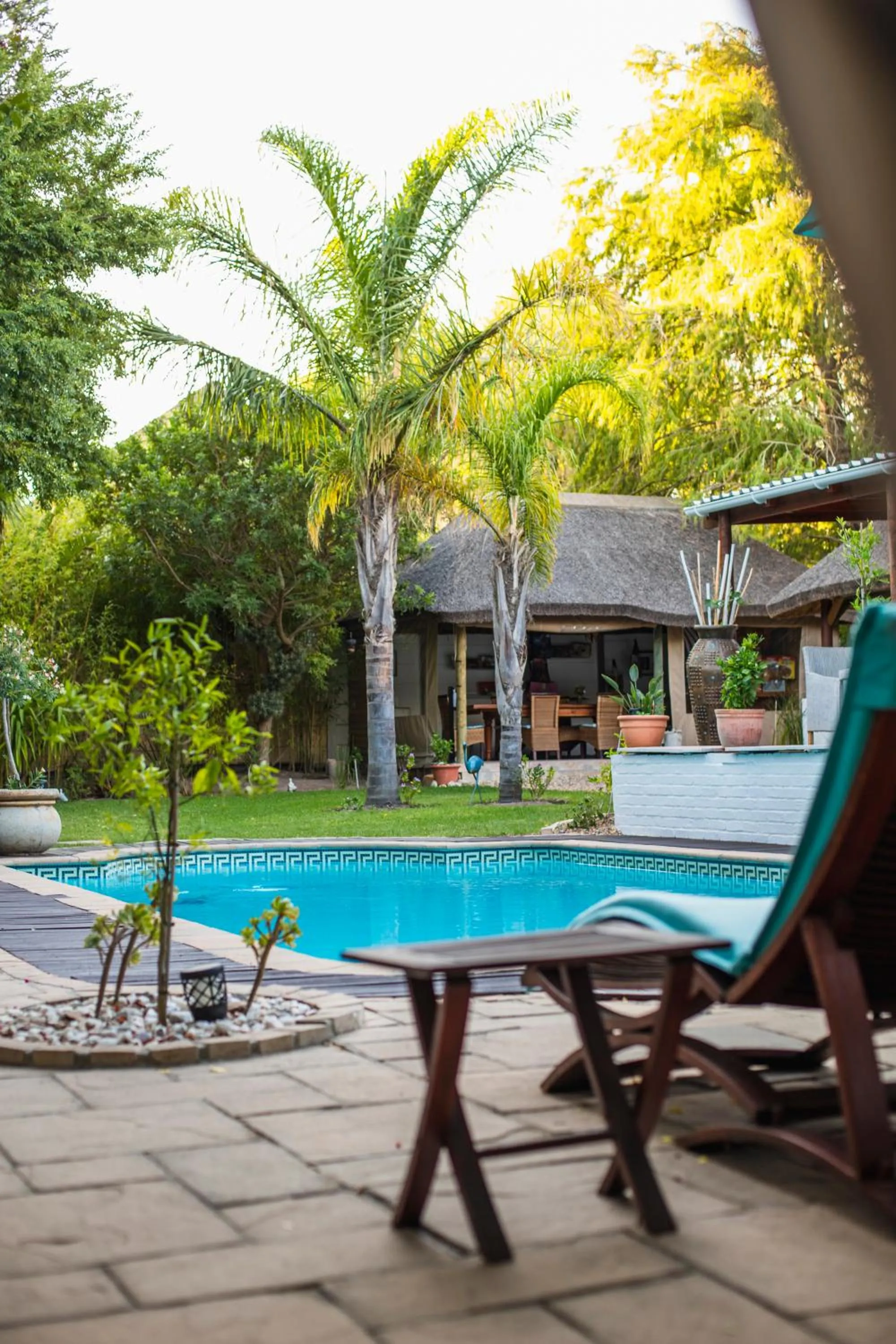 Swimming pool in Khashamongo B & B