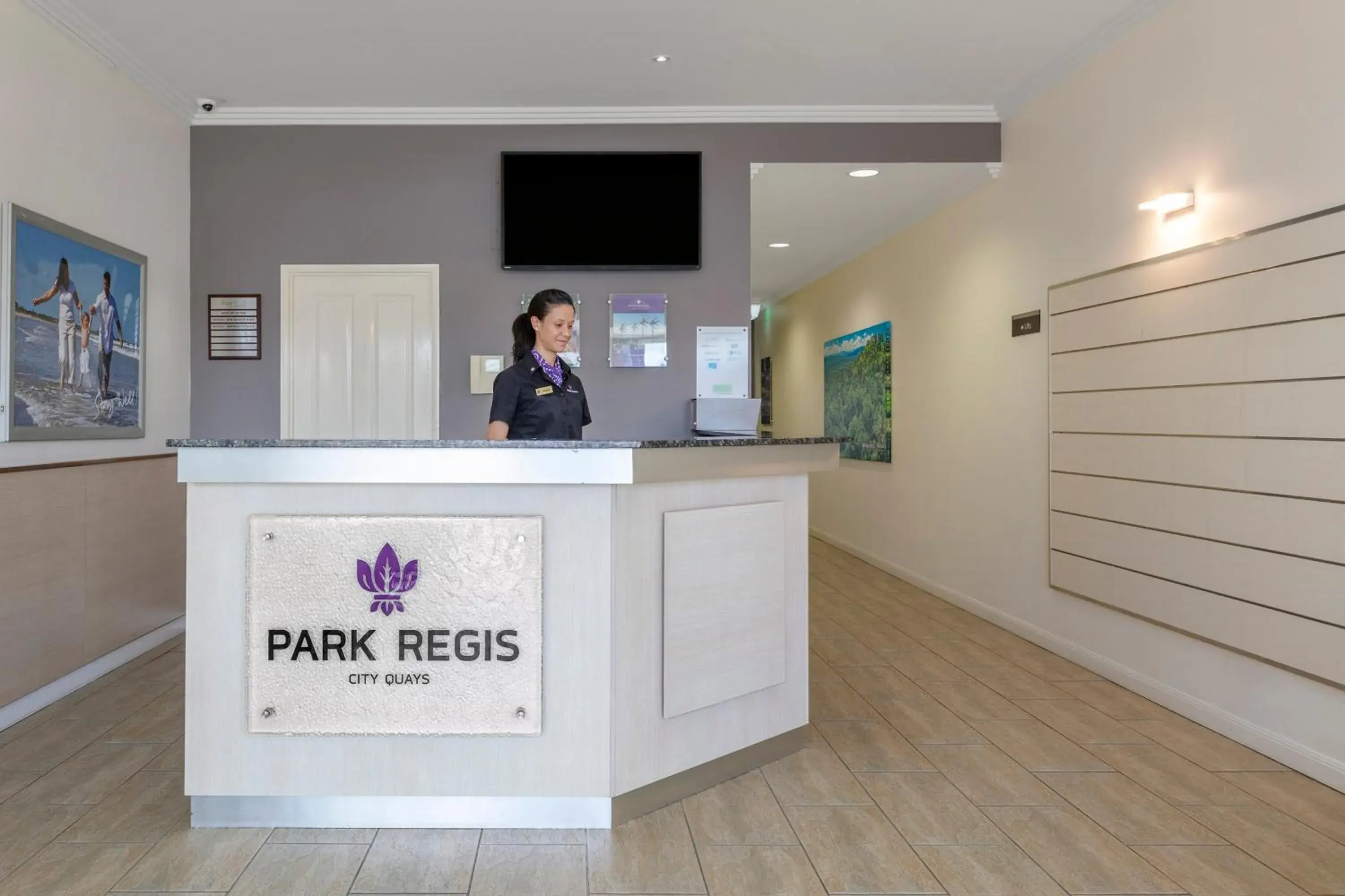Lobby or reception in Park Regis City Quays Lobby or reception in Park Regis City Quays