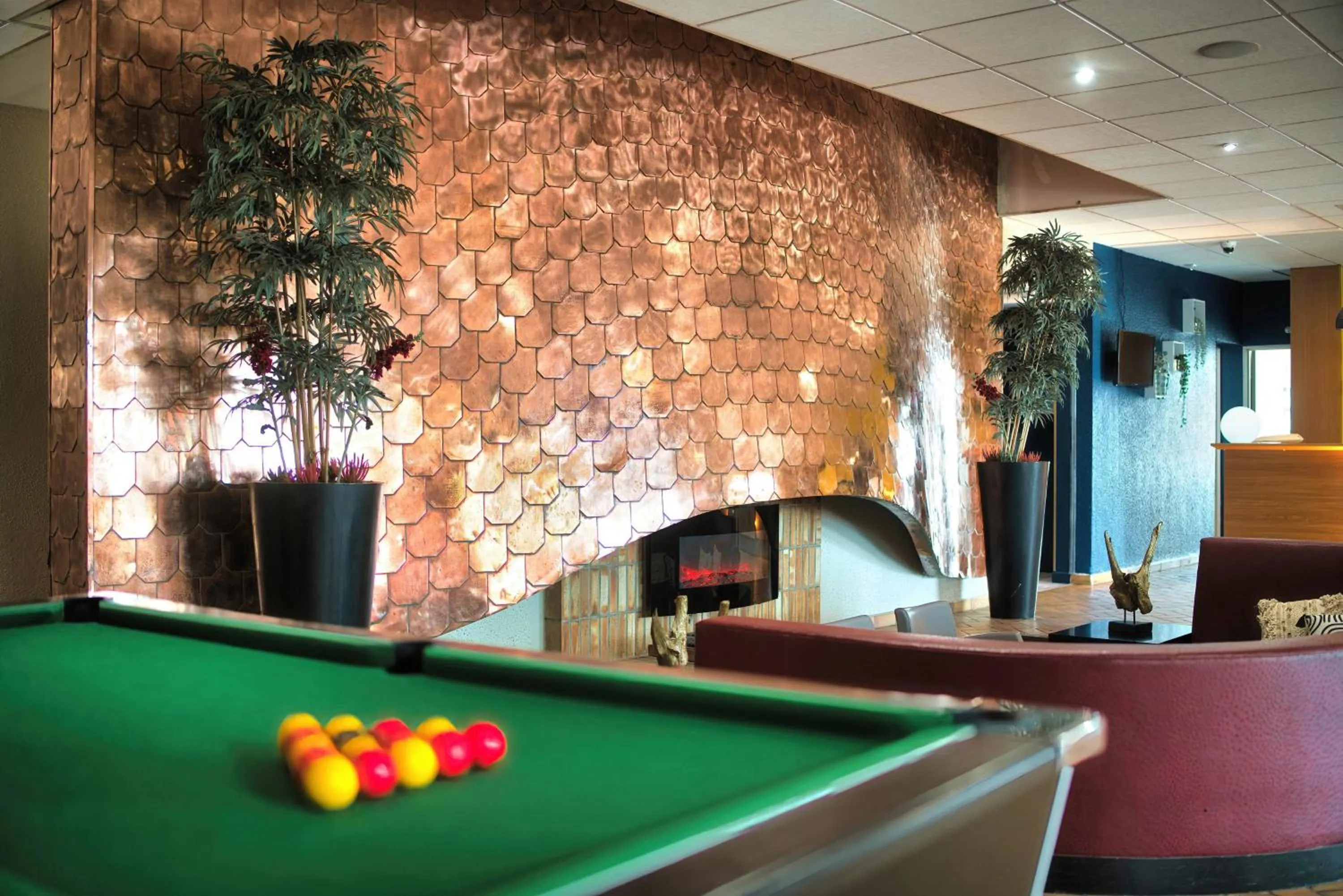 Lounge or bar in Kyriad Prestige Mulhouse - Basel