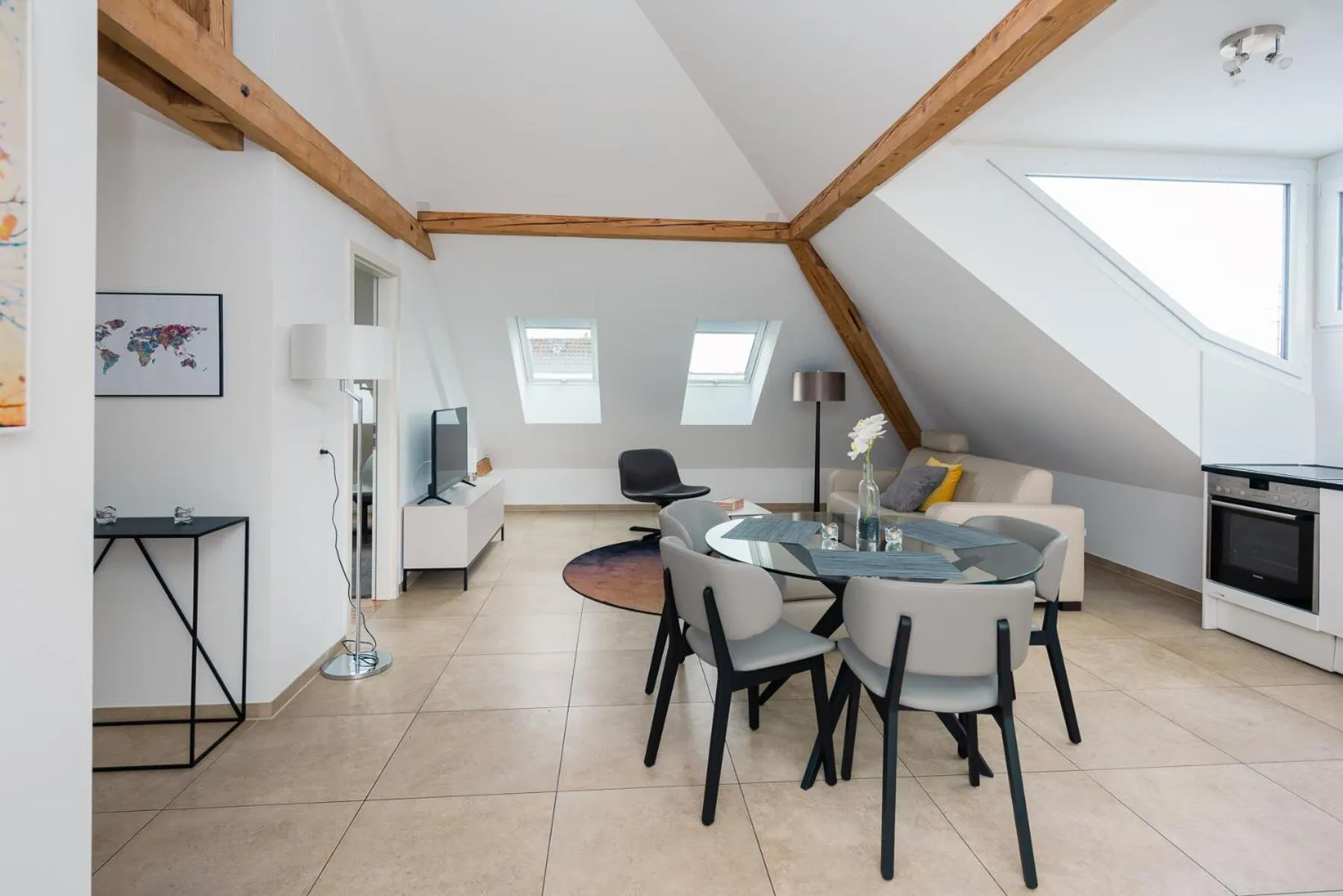 Dining area in Zurich Furnished Homes