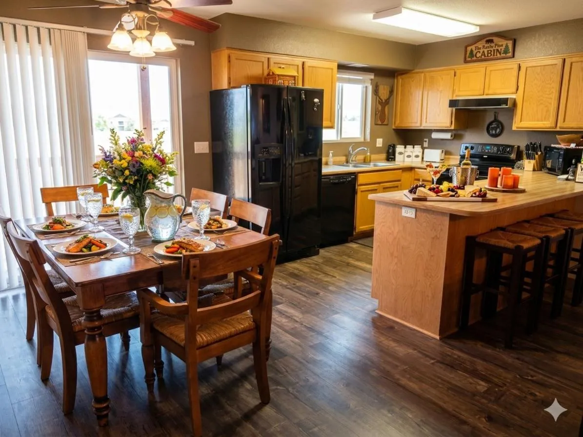 2BR Gated Escape With A Pool And Walk to Dining and Trails
